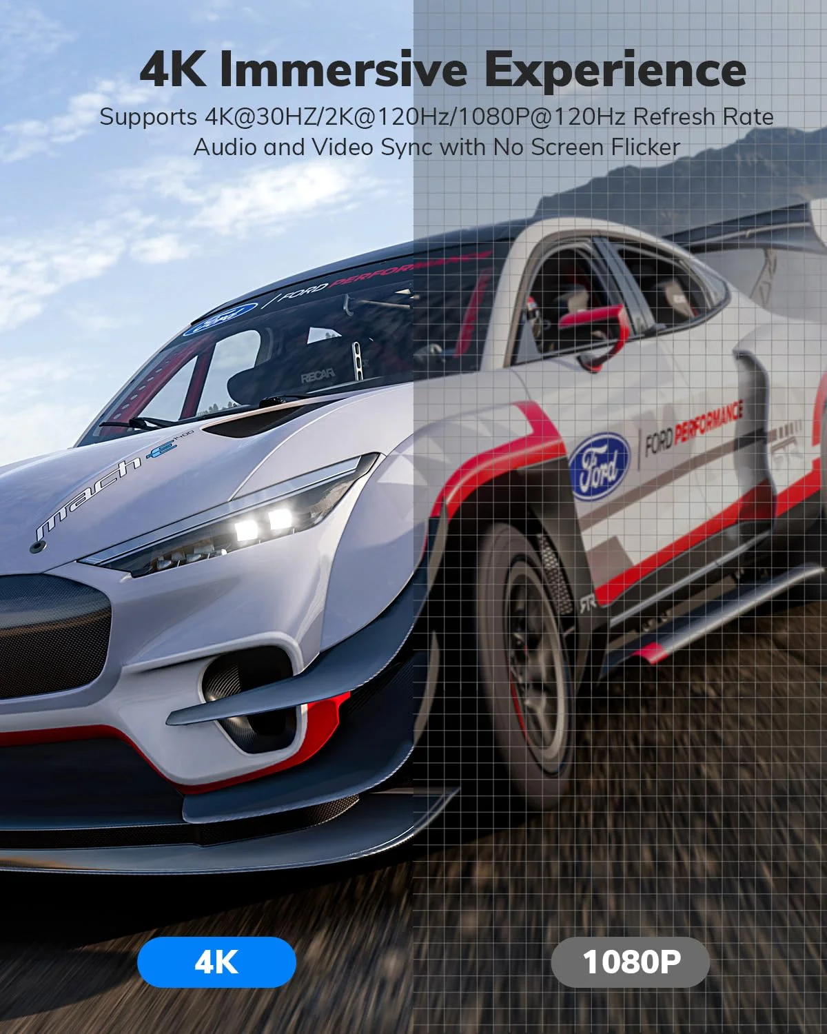 کابل DisplayPort به Mini HDMI با طول 1.5 متر، کابل یک طرفه DP به Mini HDMI، پشتیبانی از 4K@60Hz و 2K@120Hz برای NVIDIA, KYY, ARZOPA, VILVA, MNN و مانیتور قابل حمل