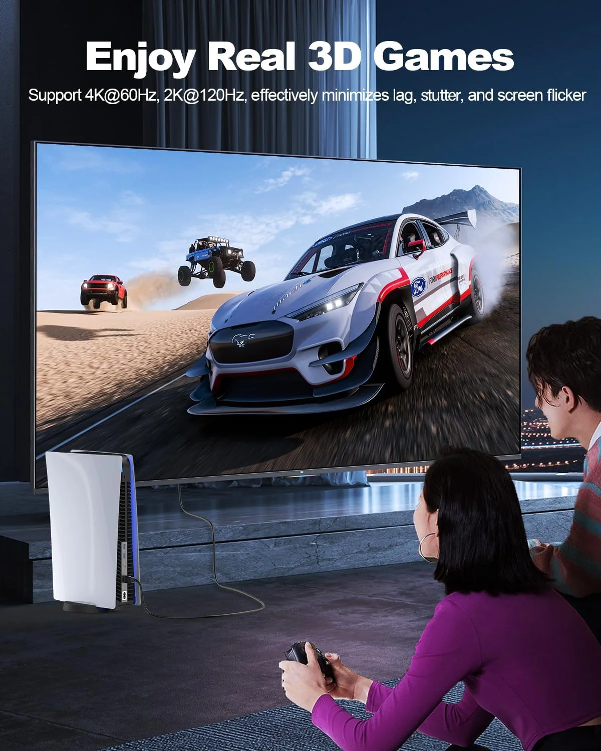 کابل HDMI 4K شش فوتی بسته 10 عددی، کابل محافظ دار HDMI پرسرعت برای مانیتور گیمینگ، پشتیبانی از 4K@60Hz، 2K@120Hz، اترنت، HDR، 3D، ARC سازگار با Roku TV، لپ تاپ، PS5، Xbox، HDTV