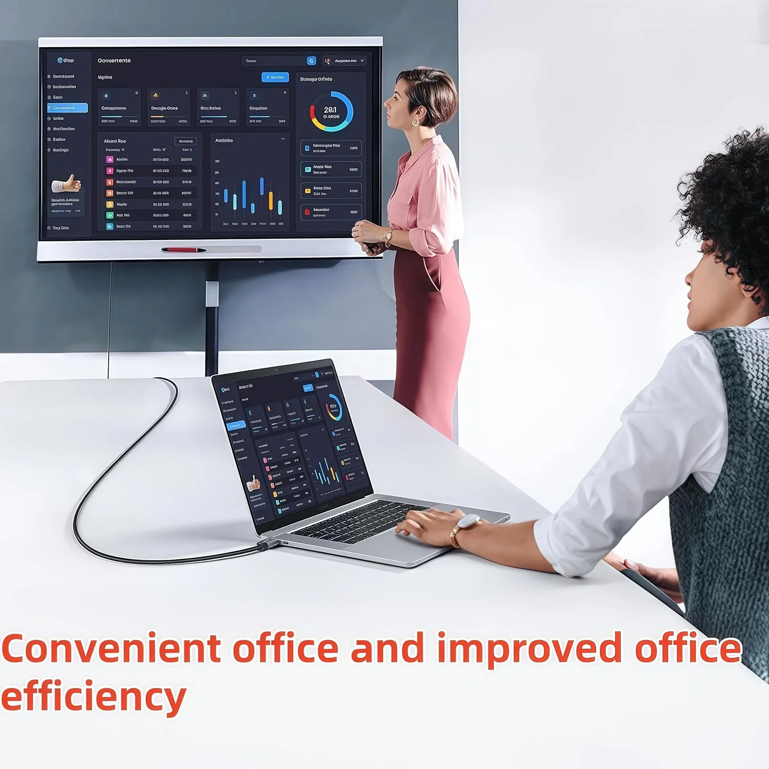 کابل USB به HDMI، دارای درایورهای داخلی، کابل 1.8 متری USB 3.0 به HDMI نر، مبدل HD 1080P مانیتور با صدا برای کامپیوتر رومیزی، لپ تاپ، مانیتور، پروژکتور، HDTV سازگار با سیستم عامل ویندوز/مک/اندروید