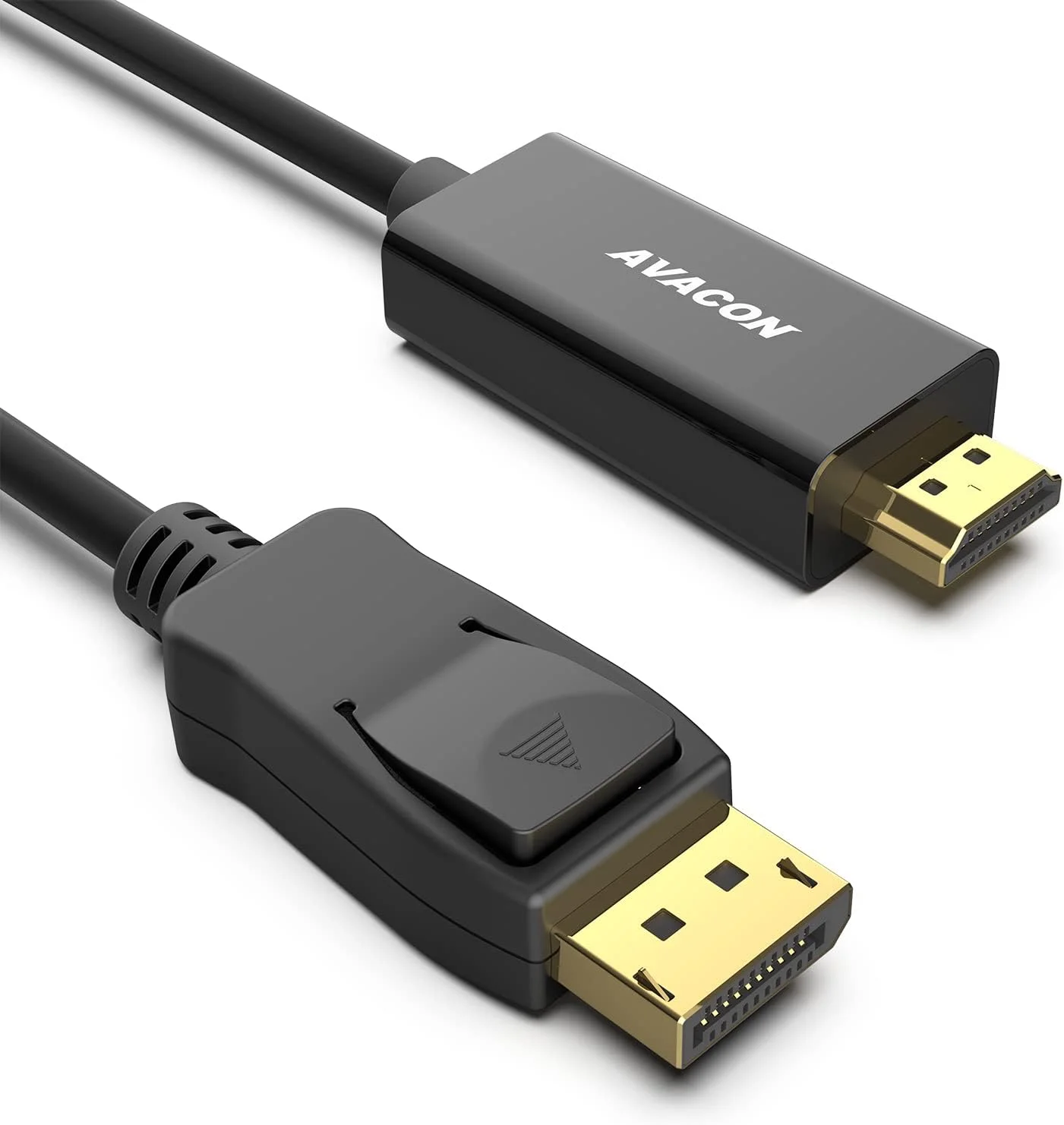کابل DisplayPort به HDMI با روکش طلا، 3 متری، یک طرفه DP 1.2 کامپیوتر به HDMI 1.4 صفحه نمایش، آداپتور DisplayPort به HDMI نر به نر مشکی