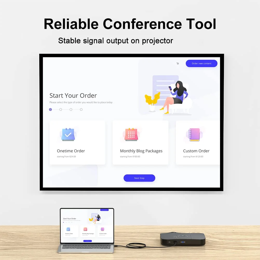 کابل DisplayPort به HDMI با کیفیت 4K، طول 3 متر، بسته 2 عددی، کابل DP (درگاه نمایش) به HDMI نر به نر، پشتیبانی از ویدئو و صدا (4k, 2880P,2160P, 1440P, 1080P) برای کامپیوتر، مانیتور، پروژکتور، HDTV - یک طرفه