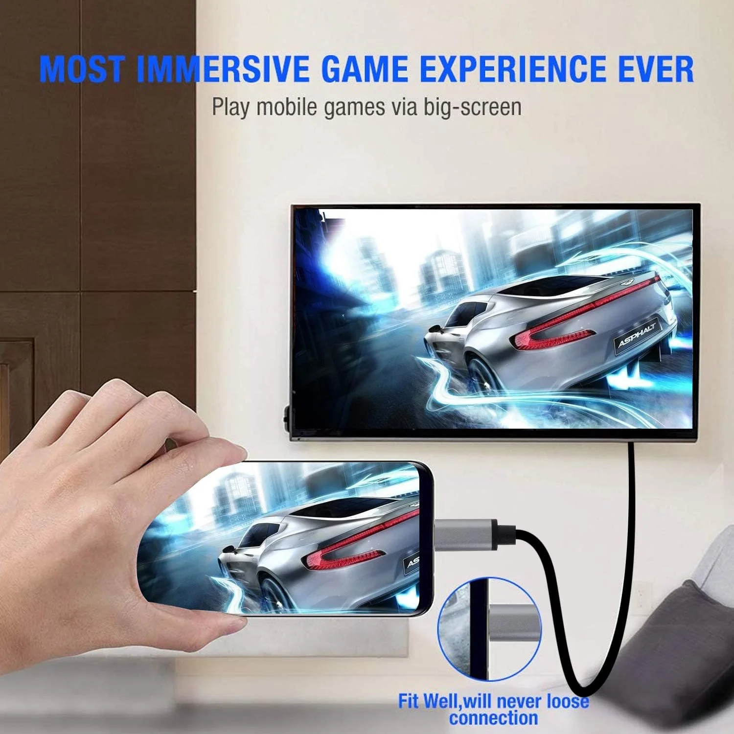 کابل تبدیل USB Type C به HDMI مناسب برای Samsung Galaxy، Thunderbolt 3/4 سازگار با iPhone 16/15، MacBook، iMac، Surface، Dell و سایر دستگاه ها - طول 1.8 متر 4K کابل تبدیل USB Type C به HDMI مناسب برای Samsung Galaxy، Thunderbolt 3/4 سازگار با iPhone 16/15، MacBook، iMac، Surface، Dell و سایر دستگاه ها - طول 1.8 متر 4K