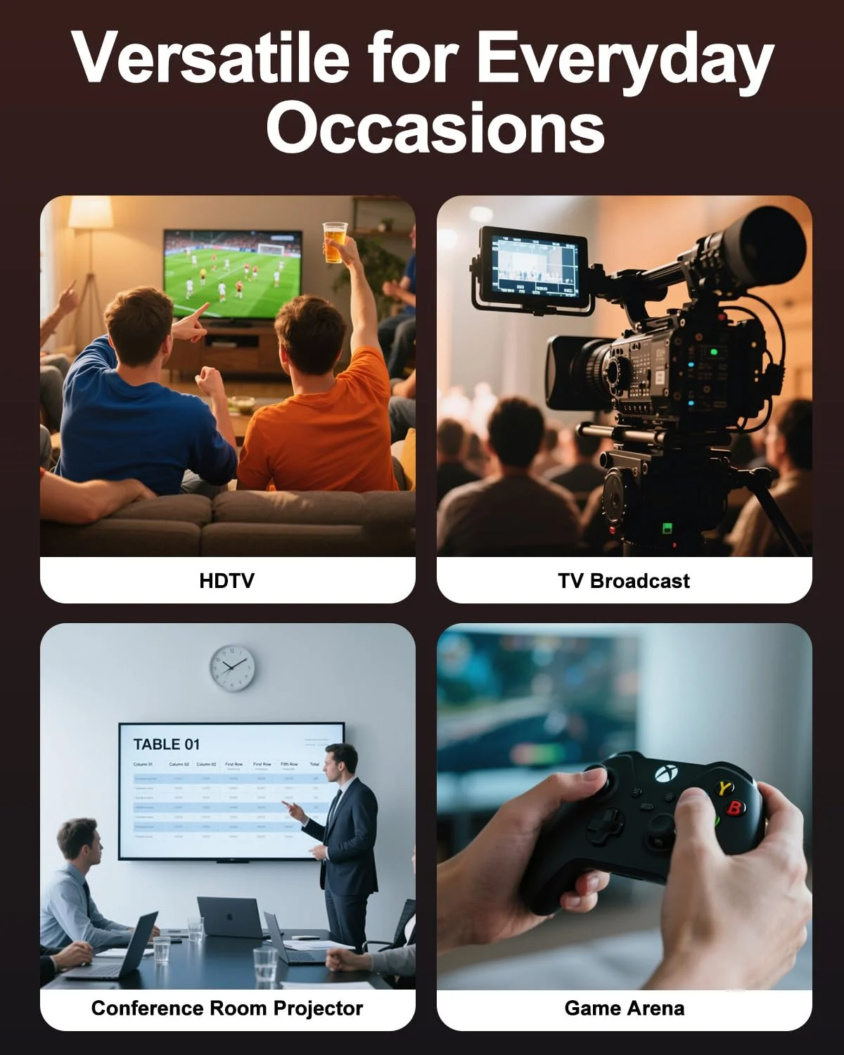 پک 5 عددی - کابل HDMI 10K 8K 4K به طول 2 متر، کابل HDMI 2.1 با سرعت بالا 48 گیگابیت بر ثانیه، 4K@120Hz/10K8K@60Hz، سازگار با تلویزیون/لپ تاپ/مانیتور/PS-5/X-Box/پروژکتور/سیستم صوتی و غیره پک 5 عددی - کابل HDMI 10K 8K 4K به طول 2 متر، کابل HDMI 2.1 با سرعت بالا 48 گیگابیت بر ثانیه، 4K@120Hz/10K8K@60Hz، سازگار با تلویزیون/لپ تاپ/مانیتور/PS-5/X-Box/پروژکتور/سیستم صوتی و غیره