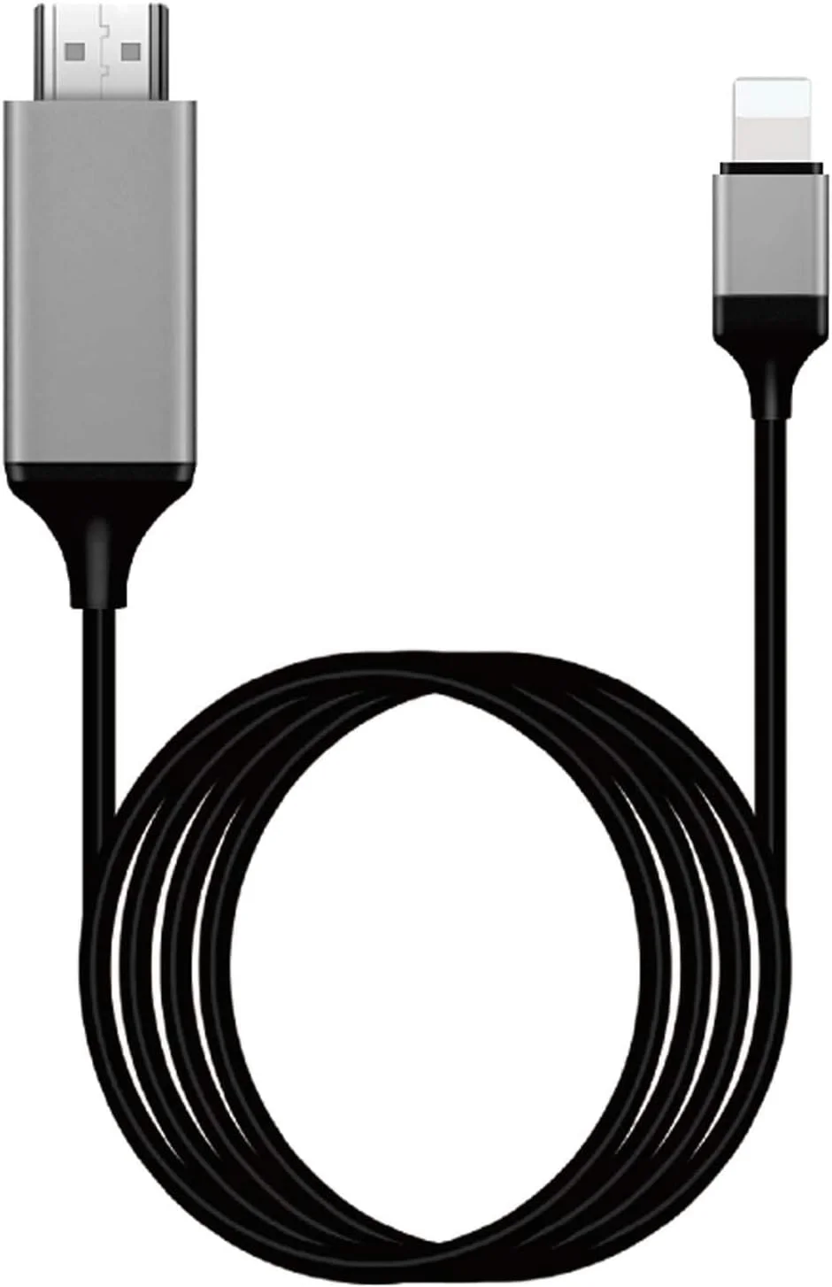 تبدیل لایتنینگ به HDMI دارای گواهی MFi اپل برای اتصال گوشی به تلویزیون، سازگار با آیفون و آیپد، اتصال مستقیم صفحه نمایش به HDTV/مانیتور/پروژکتور بدون نیاز به منبع تغذیه