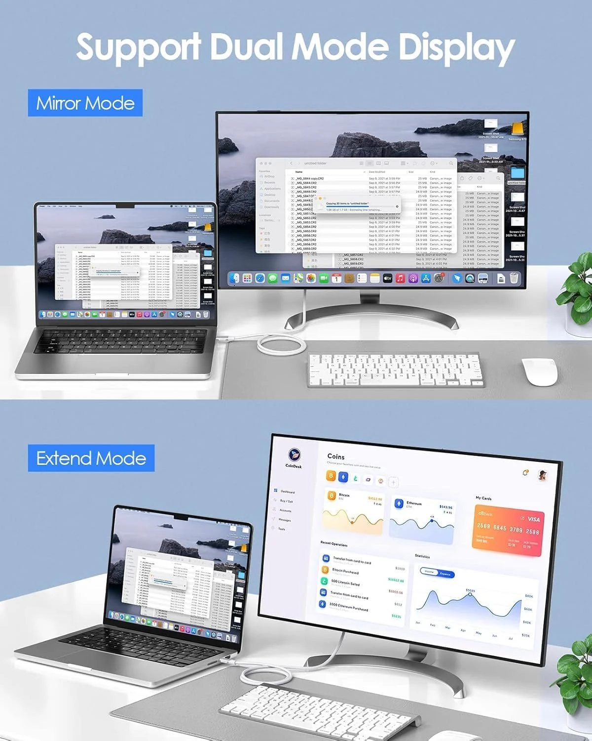 کابل USB-C به HDMI اپل 4K@60Hz برای اتصال آیفون 15، 16، 17 به تلویزیون، بافته شده از نایلون با سرعت بالا، سازگار با Thunderbolt 5/4/3 برای MacBook، iPad Pro، iMac، Galaxy S25/S24