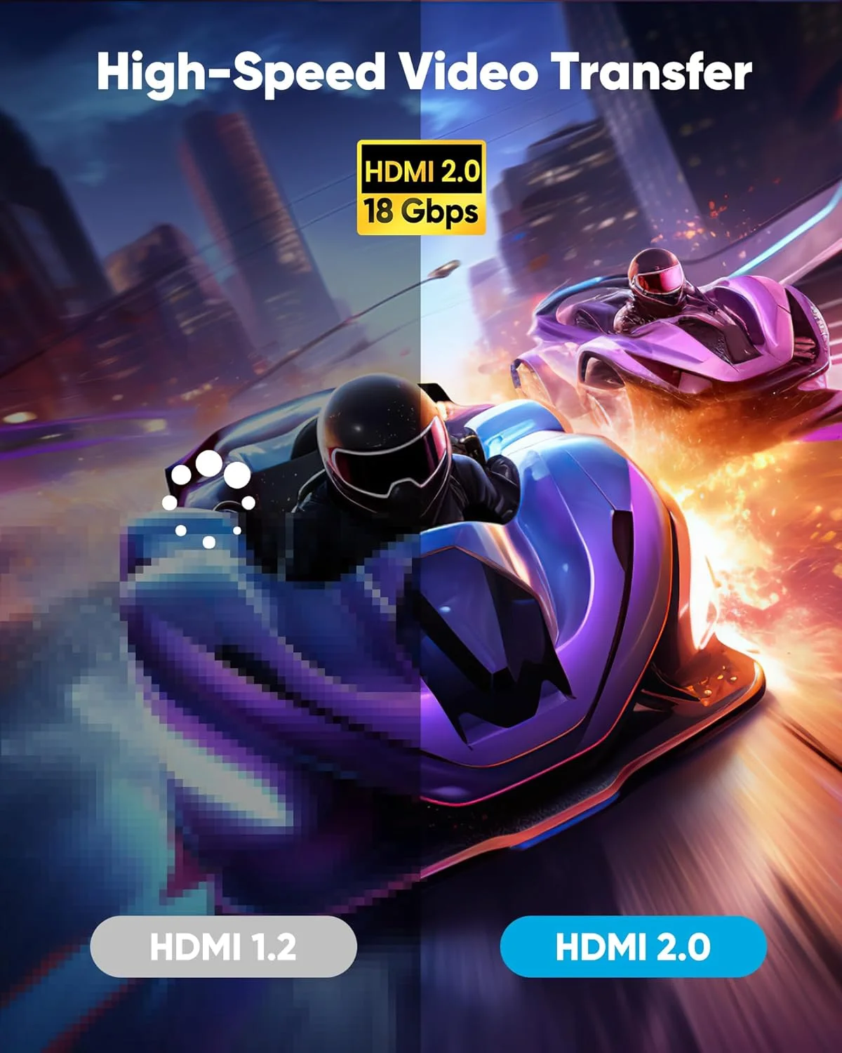 کابل HDMI بلند Capshi 4K، طول 15 متر، دارای استاندارد CL3 مناسب برای نصب داخل دیوار، پشتیبانی از HDMI 2.0 (HDR10 8/10bit 18Gbps HDCP2.2 ARC)، کابل محافظت شده با سرعت بالا سازگار با تلویزیون، لپ تاپ، کامپیوتر و HDTV