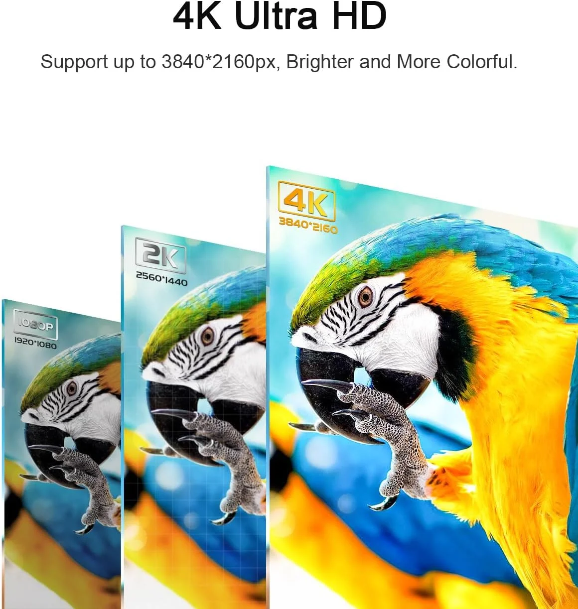 کابل HDMI 4K 60 هرتز 6 متری، کابل های HDMI 2.0 سرعت بالا، 18 گیگابیت بر ثانیه، 4K @ 60Hz، Ultra HD، 2160P، 1080P، ARC، 3D، HDCP 2.2 بافته شده، برای لپ تاپ، مانیتور، PS5، PS4، Xbox One، Fire TV