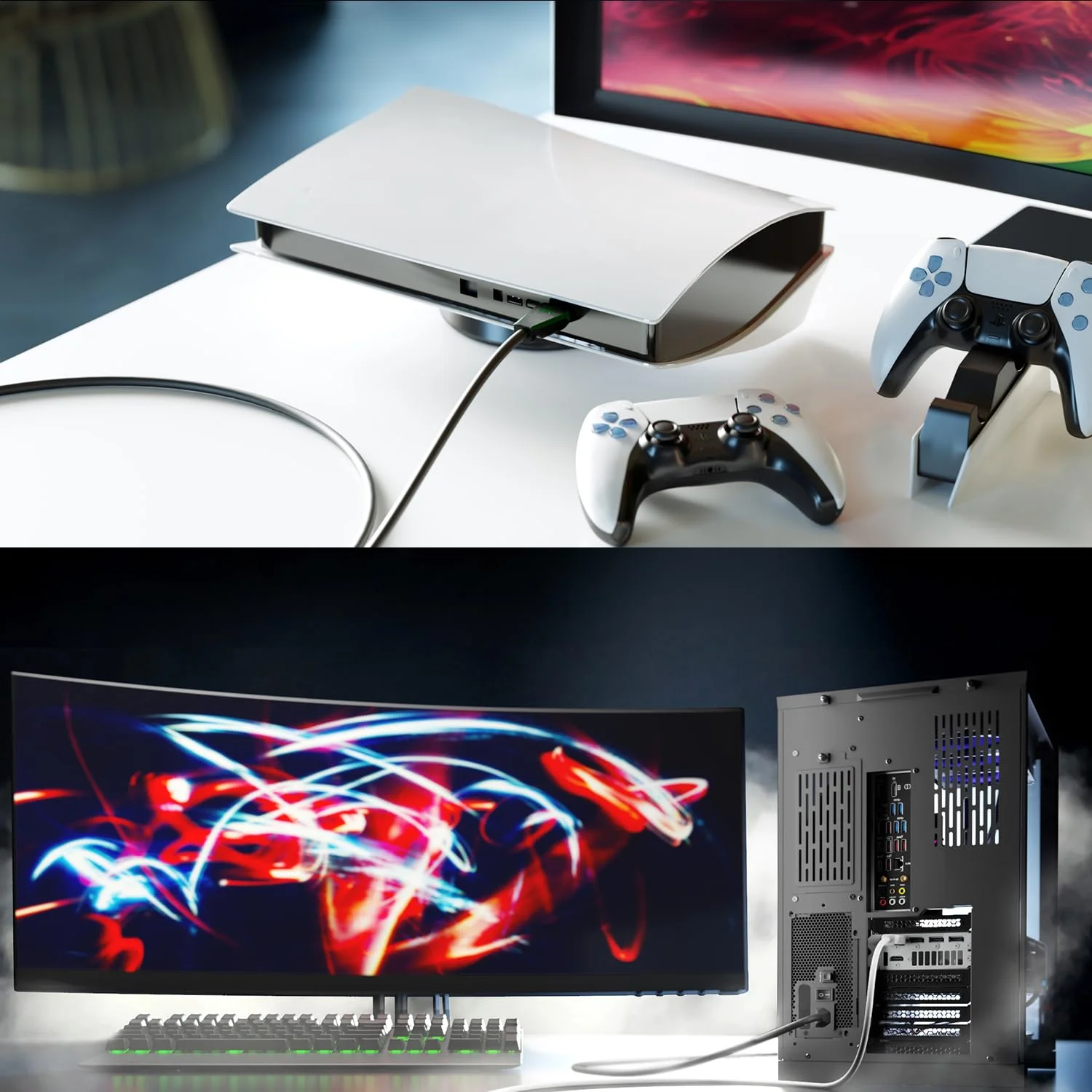 کابل HDMI 8K، نسخه فوق العاده تایید شده برای حداکثر کارایی - 90 سانتی متر (48G، HDMI 2.1 با سرعت فوق العاده بالا، 10K، 8K@60Hz و 4K@144Hz، کامپیوتر گیمینگ/PS5/Xbox، گواهی HDMI، خاکستری) - CableDirect