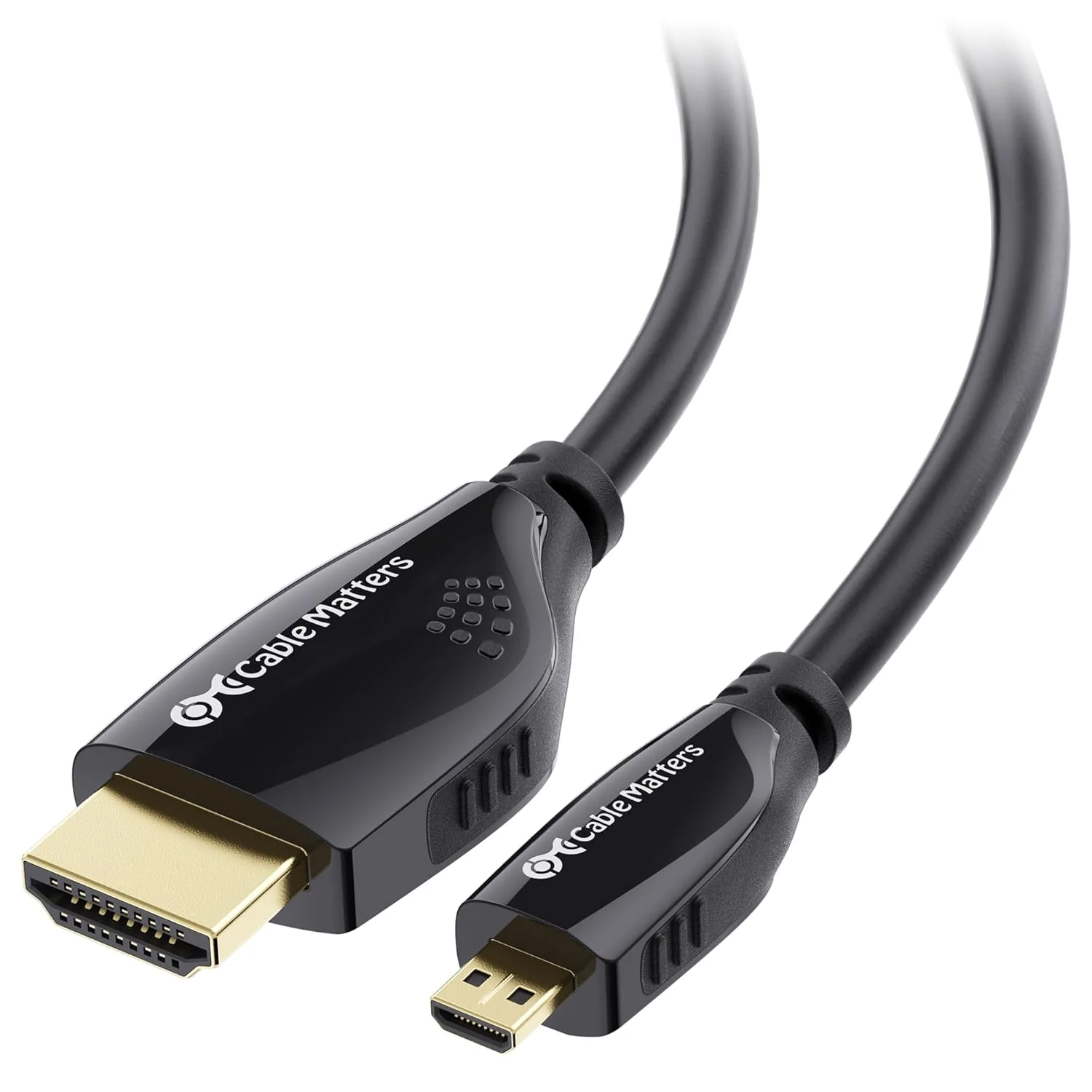 کابل میکرو HDMI به HDMI پرسرعت Cable Matters 4K - طول 7.5 متر، ایده آل برای تبلت، نوت بوک، دوربین، رزبری پای 4 و رزبری پای 5 کابل میکرو HDMI به HDMI پرسرعت Cable Matters 4K - طول 7.5 متر، ایده آل برای تبلت، نوت بوک، دوربین، رزبری پای 4 و رزبری پای 5