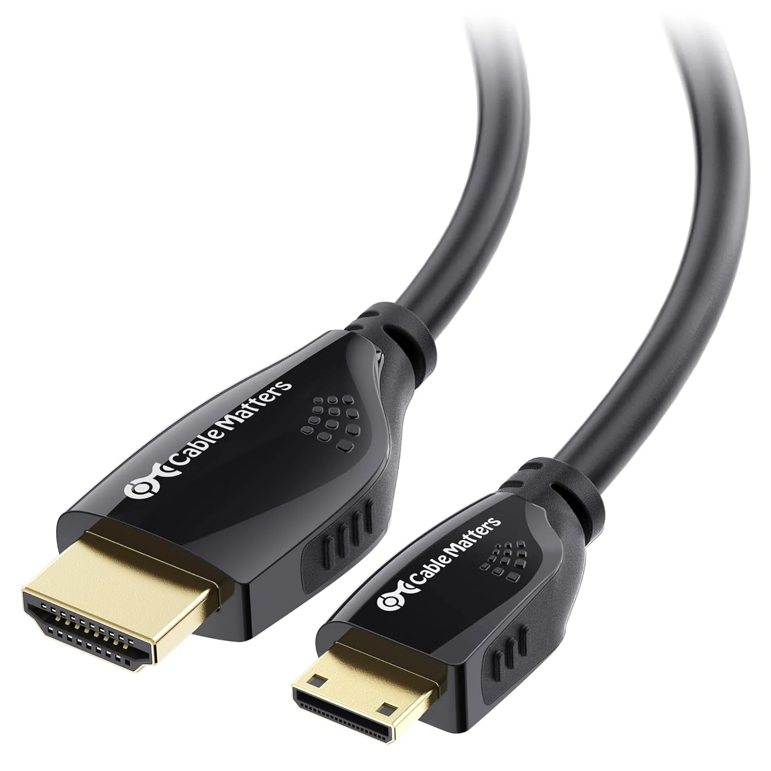 کابل مینی HDMI به HDMI پرسرعت Cable Matters 4K - طول 7.5 متر، HDMI2.0 مناسب برای تبلت ها، نیکون، سونی، کانن DSLR، رزبری پای زیرو کابل مینی HDMI به HDMI پرسرعت Cable Matters 4K - طول 7.5 متر، HDMI2.0 مناسب برای تبلت ها، نیکون، سونی، کانن DSLR، رزبری پای زیرو