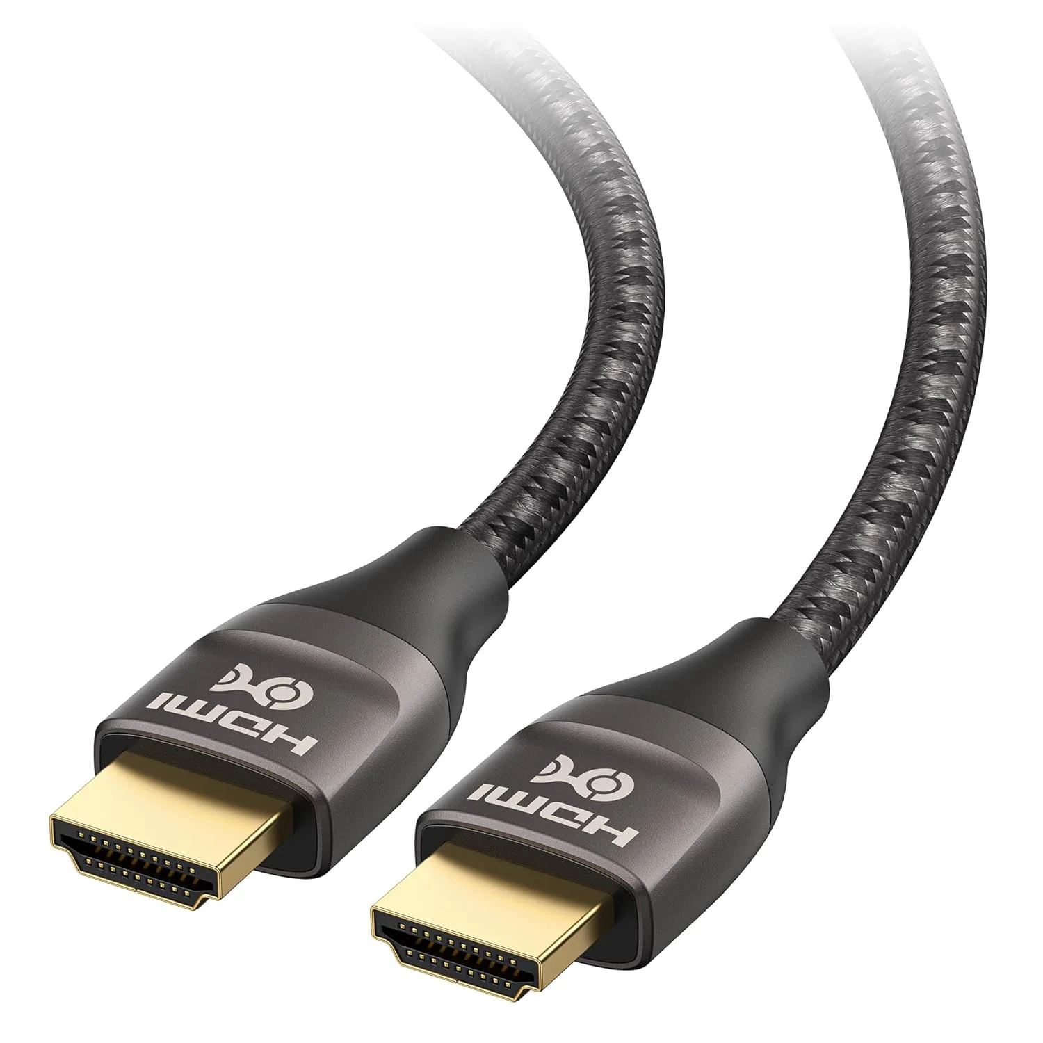 کابل HDMI بافته شده پریمیوم Cable Matters 48Gbps Ultra HD 8K به طول 2 متر با پشتیبانی از 8K@60Hz، 4K@240Hz و HDR برای PS5، Xbox Series X/S، RTX3080 / 3090، RX 6800/6900، Apple TV و غیره - مشکی