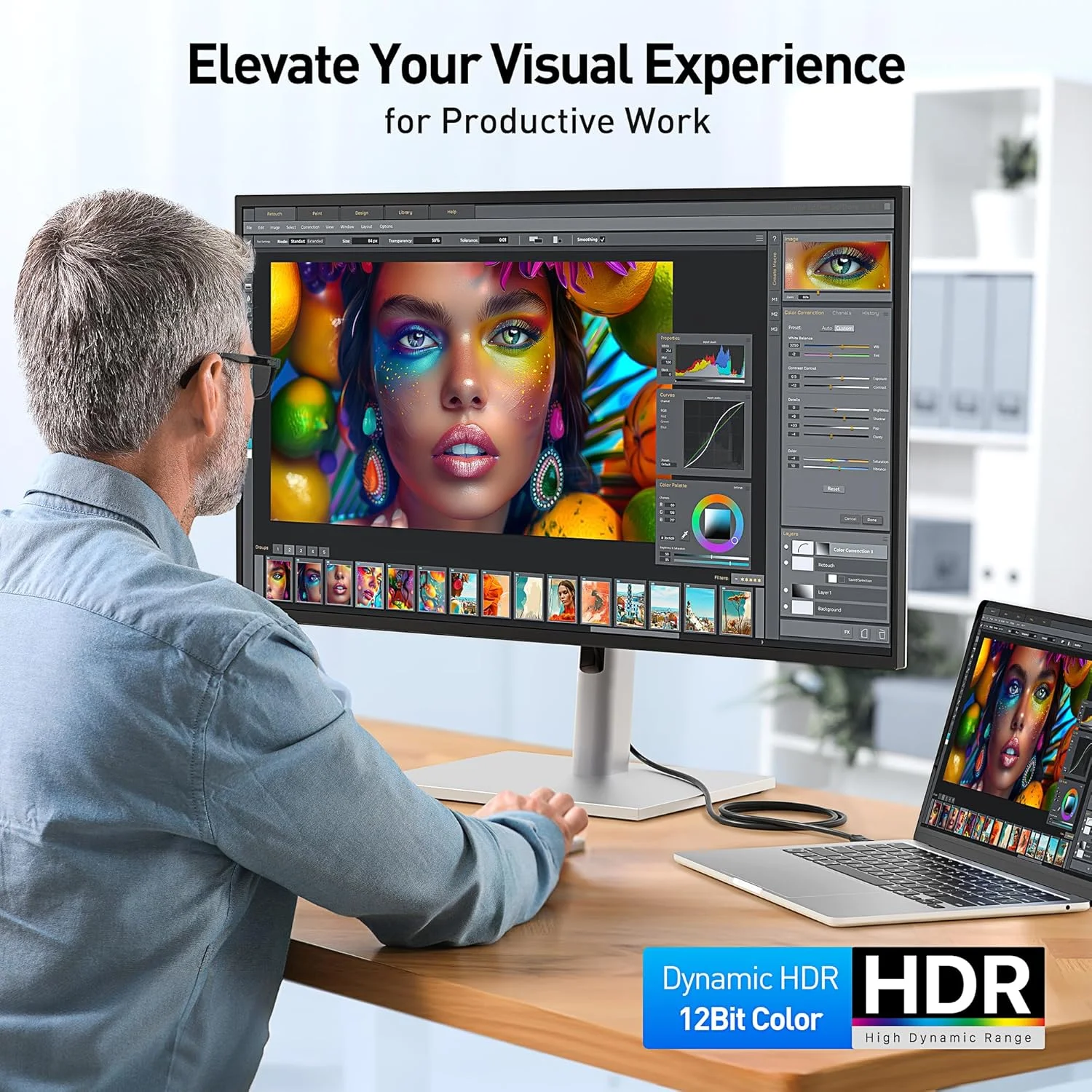 کابل یک طرفه USB C به HDMI 2.1 کیبل مِیترز - 1.8 متر، پشتیبانی از 4K@240Hz و 8K@60Hz، HDR - سازگار با Thunderbolt 4، Thunderbolt 5، USB 4 با MacBook Pro، XPS، ThinkPad - حداکثر 4K 60Hz در macOS کابل یک طرفه USB C به HDMI 2.1 کیبل مِیترز - 1.8 متر، پشتیبانی از 4K@240Hz و 8K@60Hz، HDR - سازگار با Thunderbolt 4، Thunderbolt 5، USB 4 با MacBook Pro، XPS، ThinkPad - حداکثر 4K 60Hz در macOS