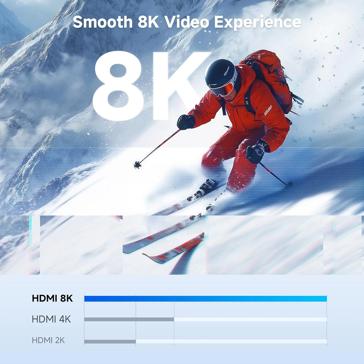 کابل یک طرفه 8K DisplayPort به HDMI 2.1 کیبل مِیترز - 1.8 متر، با پشتیبانی از 4K 240Hz / 8K 60Hz، کابل Display Port به HDMI 2.1، پشتیبانی از RTX4080، RX7900، عدم کارکرد با PS5/Xbox، عدم پشتیبانی از VRR کابل یک طرفه 8K DisplayPort به HDMI 2.1 کیبل مِیترز - 1.8 متر، با پشتیبانی از 4K 240Hz / 8K 60Hz، کابل Display Port به HDMI 2.1، پشتیبانی از RTX4080، RX7900، عدم کارکرد با PS5/Xbox، عدم پشتیبانی از VRR