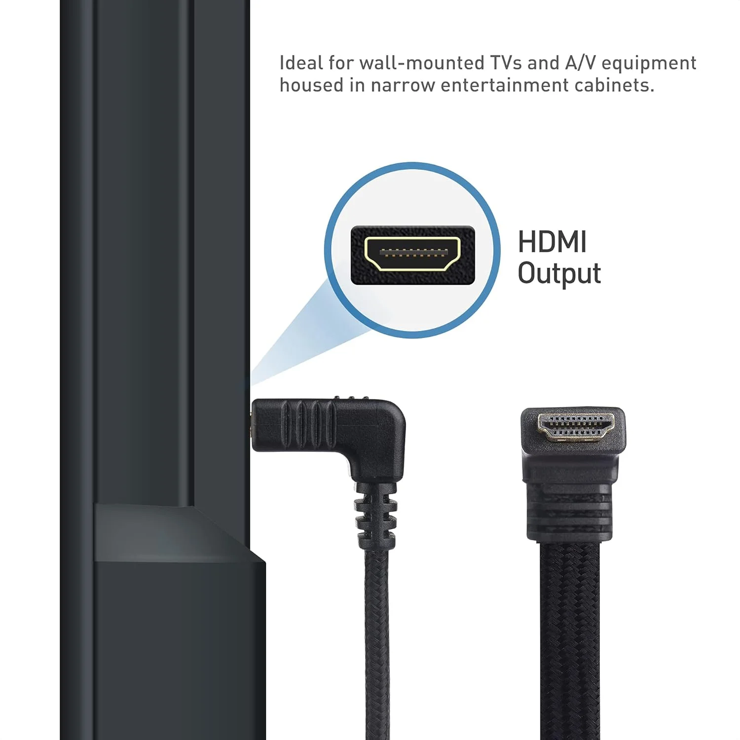 کابل HDMI تخت 90 درجه 48Gbps Ultra HD 8K به طول 3 متر با پشتیبانی از 8K @60Hz، 4K @120Hz و HDR برای PS5، Xbox Series X/S، RTX3080 / 3090، RX 6800/6900، Apple TV و موارد دیگر - 3 متر کابل HDMI تخت 90 درجه 48Gbps Ultra HD 8K به طول 3 متر با پشتیبانی از 8K @60Hz، 4K @120Hz و HDR برای PS5، Xbox Series X/S، RTX3080 / 3090، RX 6800/6900، Apple TV و موارد دیگر - 3 متر
