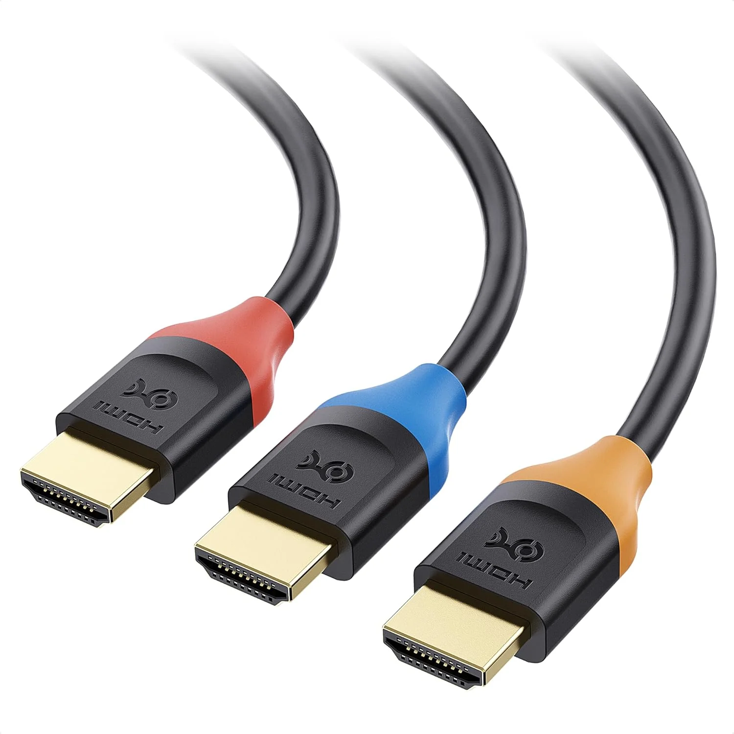 کابل HDMI پرسرعت Cable Matters بسته 3 عددی 4.5 متری با پشتیبانی از 4K @60Hz، 2K @144Hz، FreeSync، G-SYNC و HDR برای مانیتور بازی، کامپیوتر، Apple TV و موارد دیگر کابل HDMI پرسرعت Cable Matters بسته 3 عددی 4.5 متری با پشتیبانی از 4K @60Hz، 2K @144Hz، FreeSync، G-SYNC و HDR برای مانیتور بازی، کامپیوتر، Apple TV و موارد دیگر