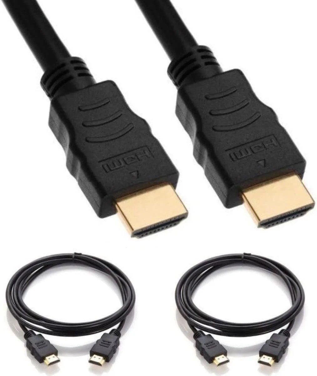کابل HDMI کوتاه [بسته 2 عددی]، UHD سرعت فوق العاده بالا HDMI 2.0 با اترنت، 4K@30/50/60Hz، 1080P/2160P، 18 گیگابیت بر ثانیه، 3D، بازگشت صدا، قالب دار (2 فوت (بسته 2 عددی)
