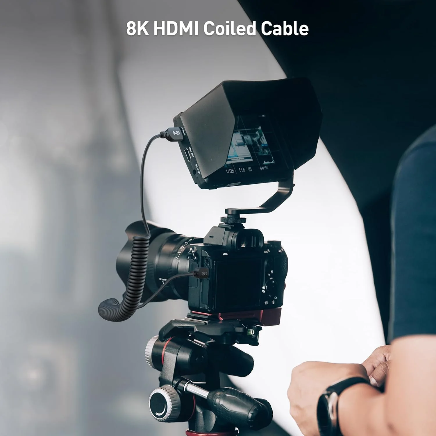 کابل فنری HDMI 8K با سرعت 48 گیگابیت بر ثانیه، طول 30 تا 90 سانتی متر با پشتیبانی از 8K@60Hz، 4K@240Hz و HDR، کابل فنری HDMI برای PS5، Xbox Series X/S، RTX4080/4090، RX 7800/7900، Apple TV و غیره