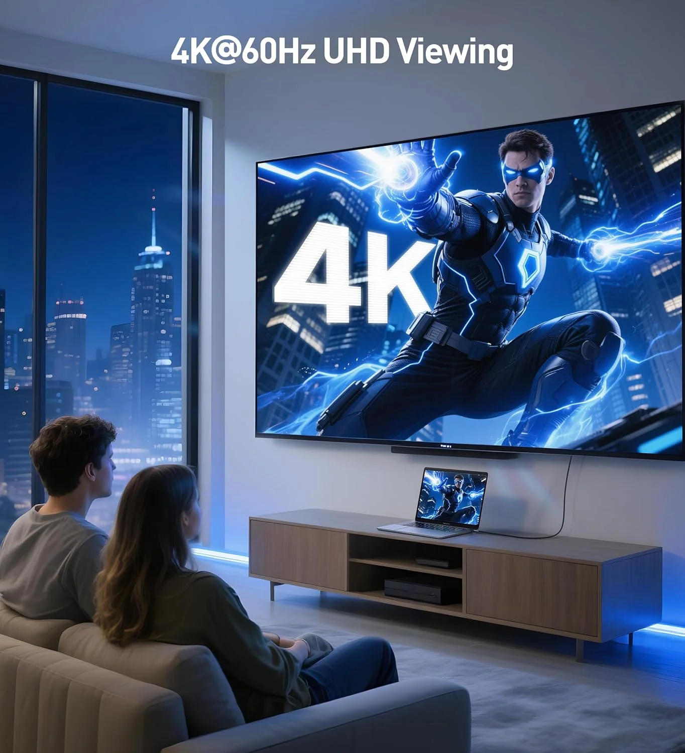 کابل HDMI پرسرعت Cable Matters بسته 3 عددی 4.5 متری با پشتیبانی از 4K @60Hz، 2K @144Hz، FreeSync، G-SYNC و HDR برای مانیتور بازی، کامپیوتر، Apple TV و موارد دیگر