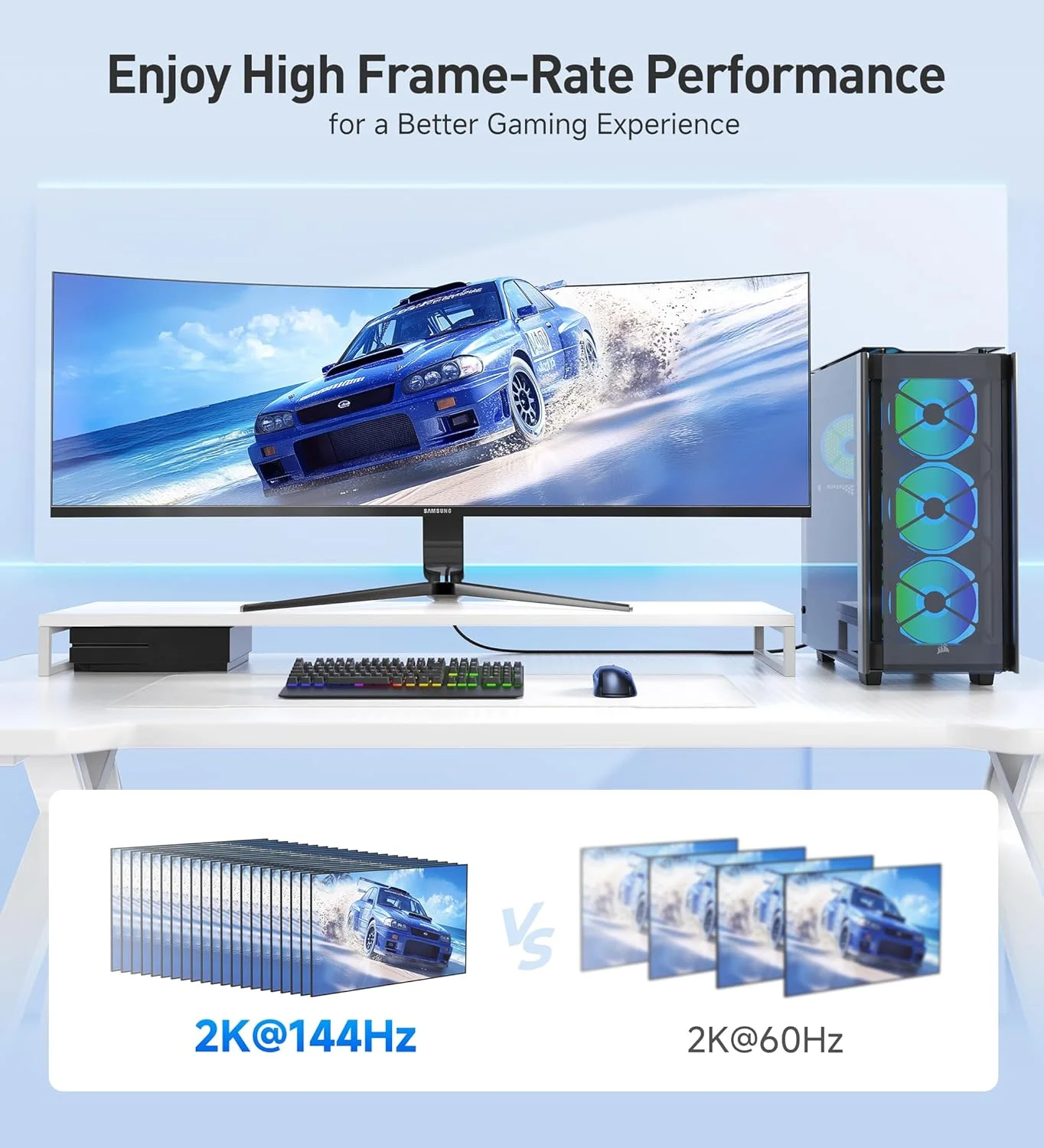 کابل HDMI پرسرعت Cable Matters بسته 3 عددی 4.5 متری با پشتیبانی از 4K @60Hz، 2K @144Hz، FreeSync، G-SYNC و HDR برای مانیتور بازی، کامپیوتر، Apple TV و موارد دیگر