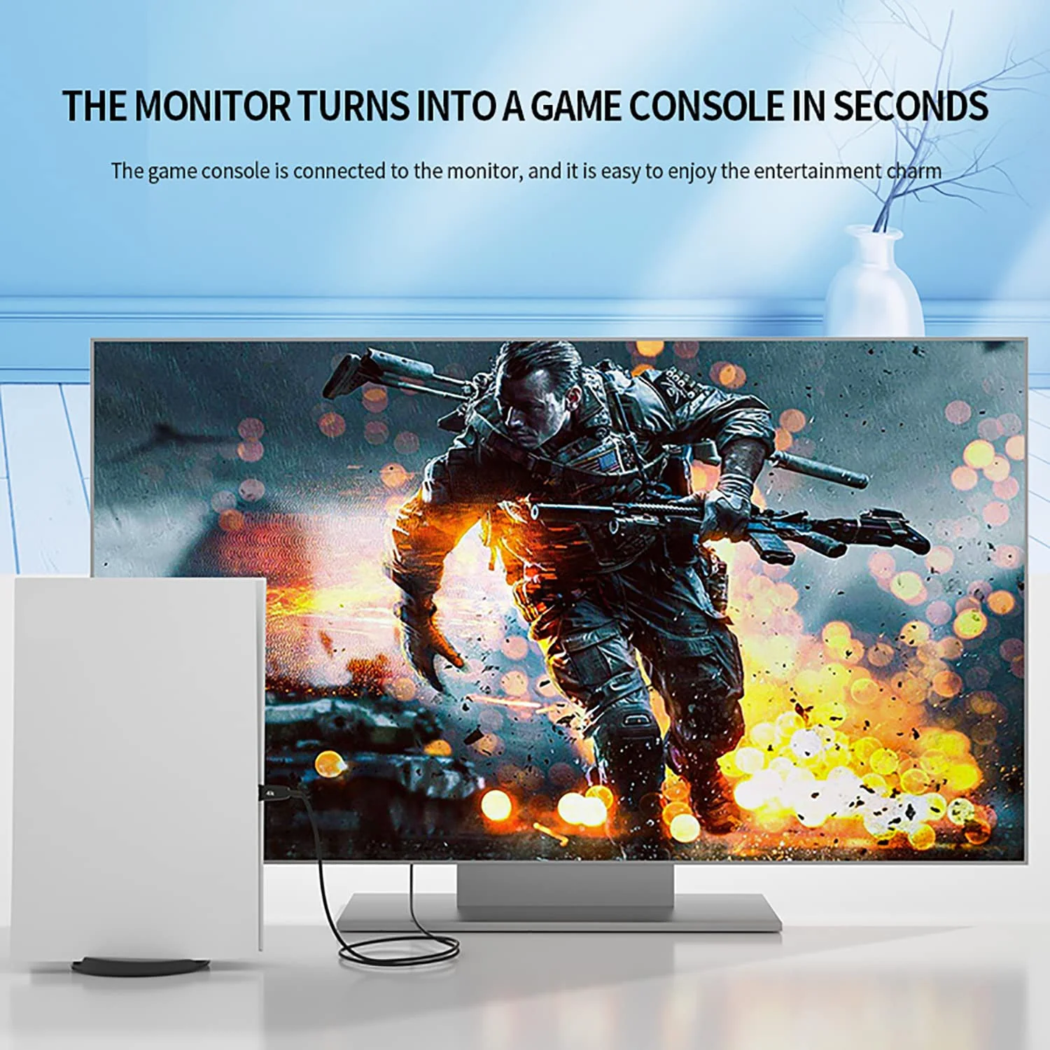 کابل HDMI 15 متری، کابل HDMI بلند 15 متری 4K/60Hz سازگار با 2K@120Hz/60HZ/30HZ 1080p 720P، کابل های HDMI 2.0 پرسرعت 18 گیگابیت بر ثانیه و HDR 3D ARC TV PS3/4 one tvbox MXIII, M8, MXQ