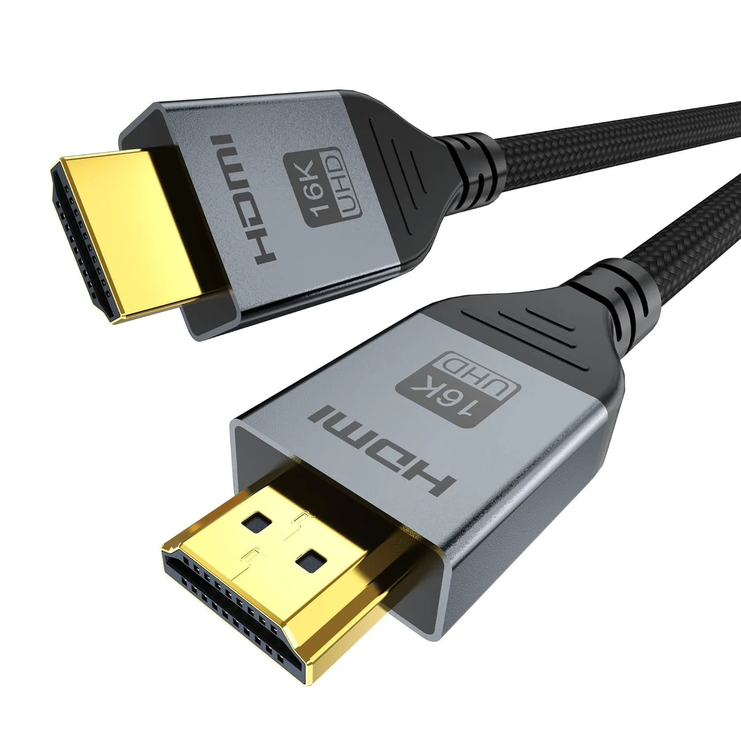 کابل HDMI شانزده هزار K با سرعت 96 گیگابیت بر ثانیه، 3 متر، کابل HDMI 2.2 فوق العاده پرسرعت 16K@60Hz 8K@120Hz 4K@480Hz HDCP 2.2&2.3، HDR پویا، eARC، DTS:X، سازگار با Roku TV/HDTV/PS5/Blu-ray/پروژکتور