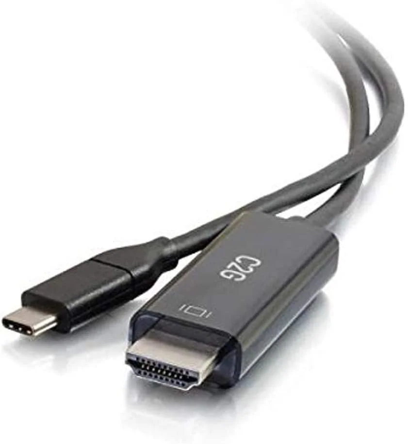 آداپتور USB C2G، آداپتور HDMI، USB C به HDMI، 4K، 60 هرتز، مشکی، 6 فوت (1.82 متر)، Cables to Go 26889