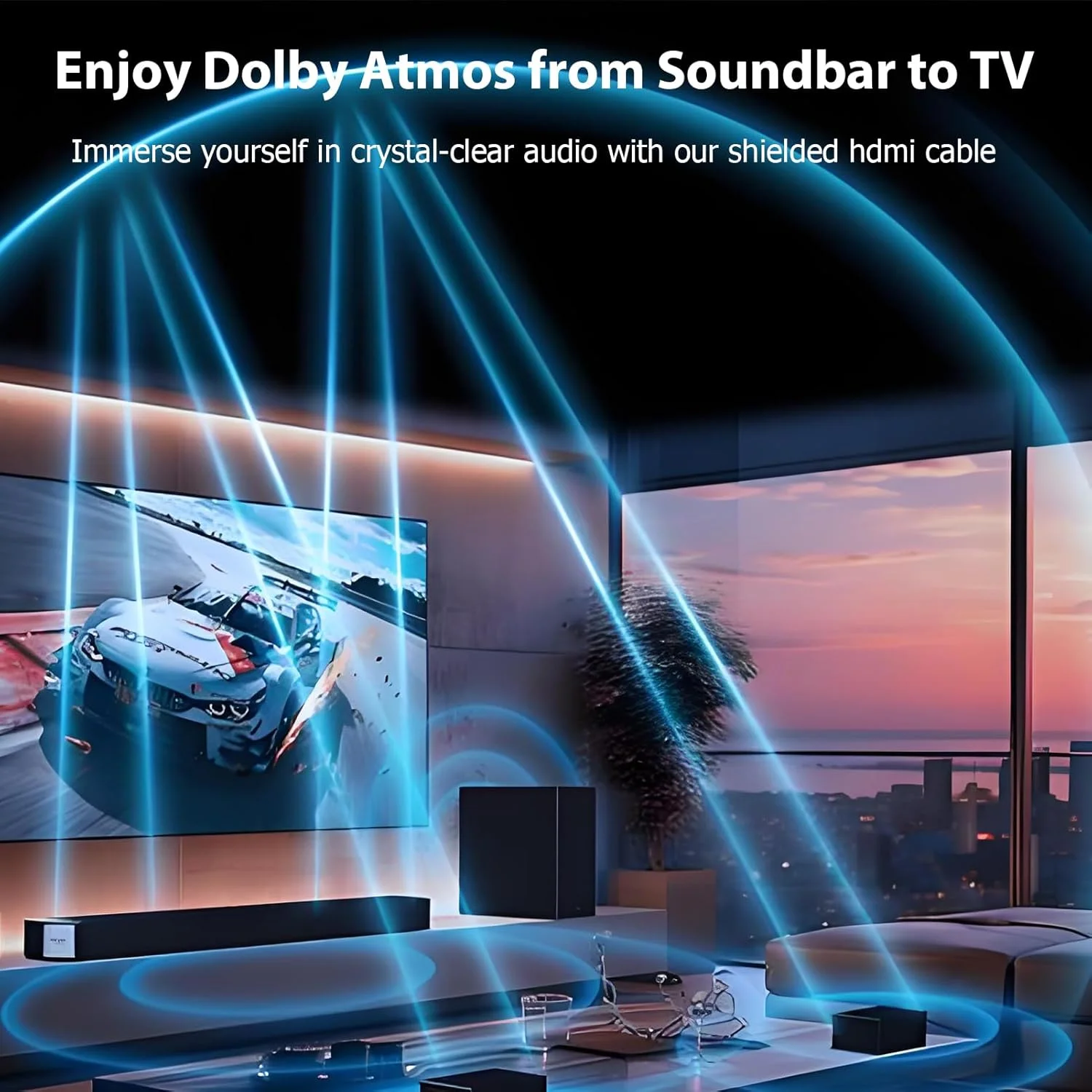 کابل HDMI با طول 90 سانتیمتر، بسته 5 عددی، کابل های HDMI 4K بافته شده - سرعت بالا، محافظت شده HDMI 2.0 نر به نر، انعطاف پذیر با اترنت، 4K HDR 3D ARC و دارای رتبه CL3 برای KVM، داک استیشن، کامپیوتر، تلویزیون، بازی