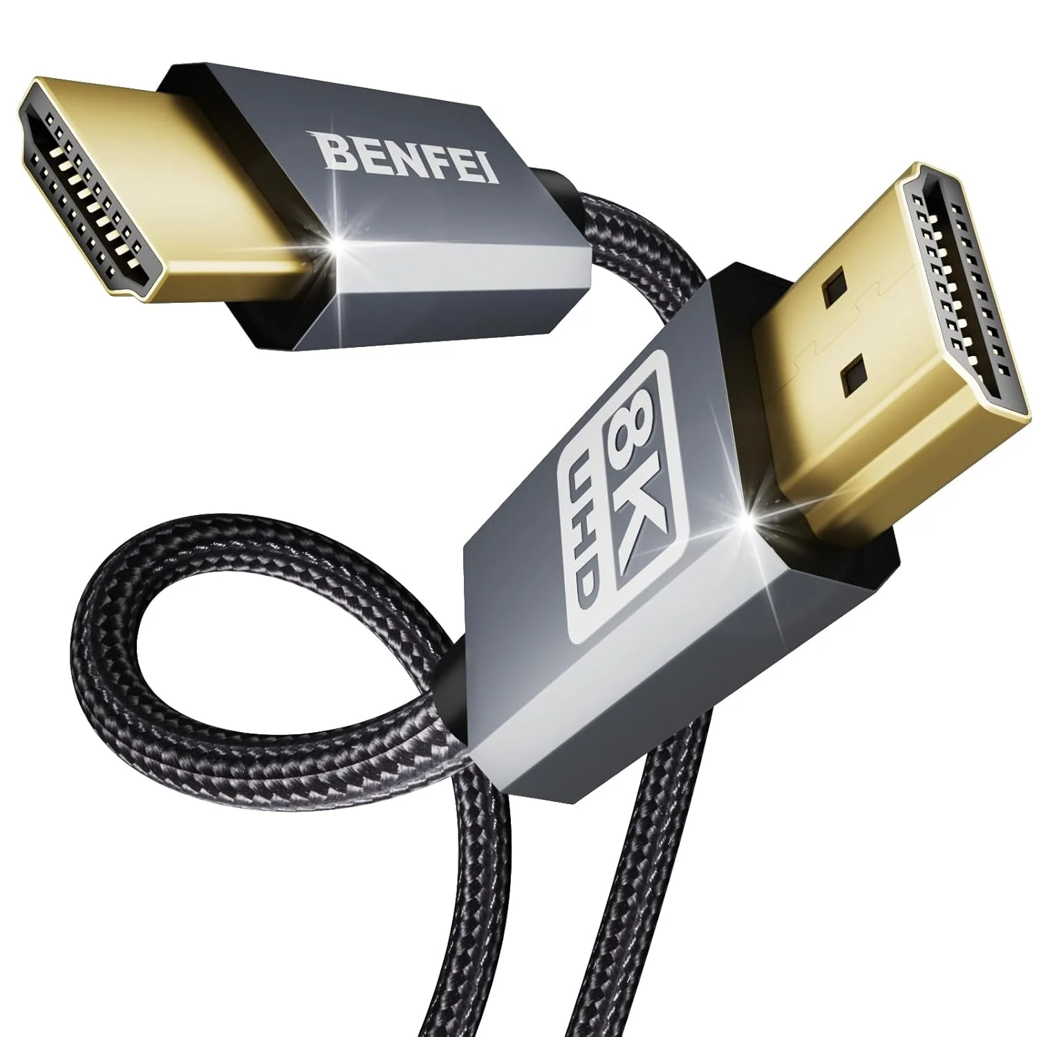 کابل HDMI به HDMI بنفی 8K، طول 3 متر، دارای گواهینامه سرعت فوق العاده بالا، پشتیبانی از 4K@240Hz، 8K@60Hz، HDMI 2.1، سرعت انتقال 48Gbps، بدنه آلومینیومی، روکش نایلونی بافته شده کابل HDMI به HDMI بنفی 8K، طول 3 متر، دارای گواهینامه سرعت فوق العاده بالا، پشتیبانی از 4K@240Hz، 8K@60Hz، HDMI 2.1، سرعت انتقال 48Gbps، بدنه آلومینیومی، روکش نایلونی بافته شده