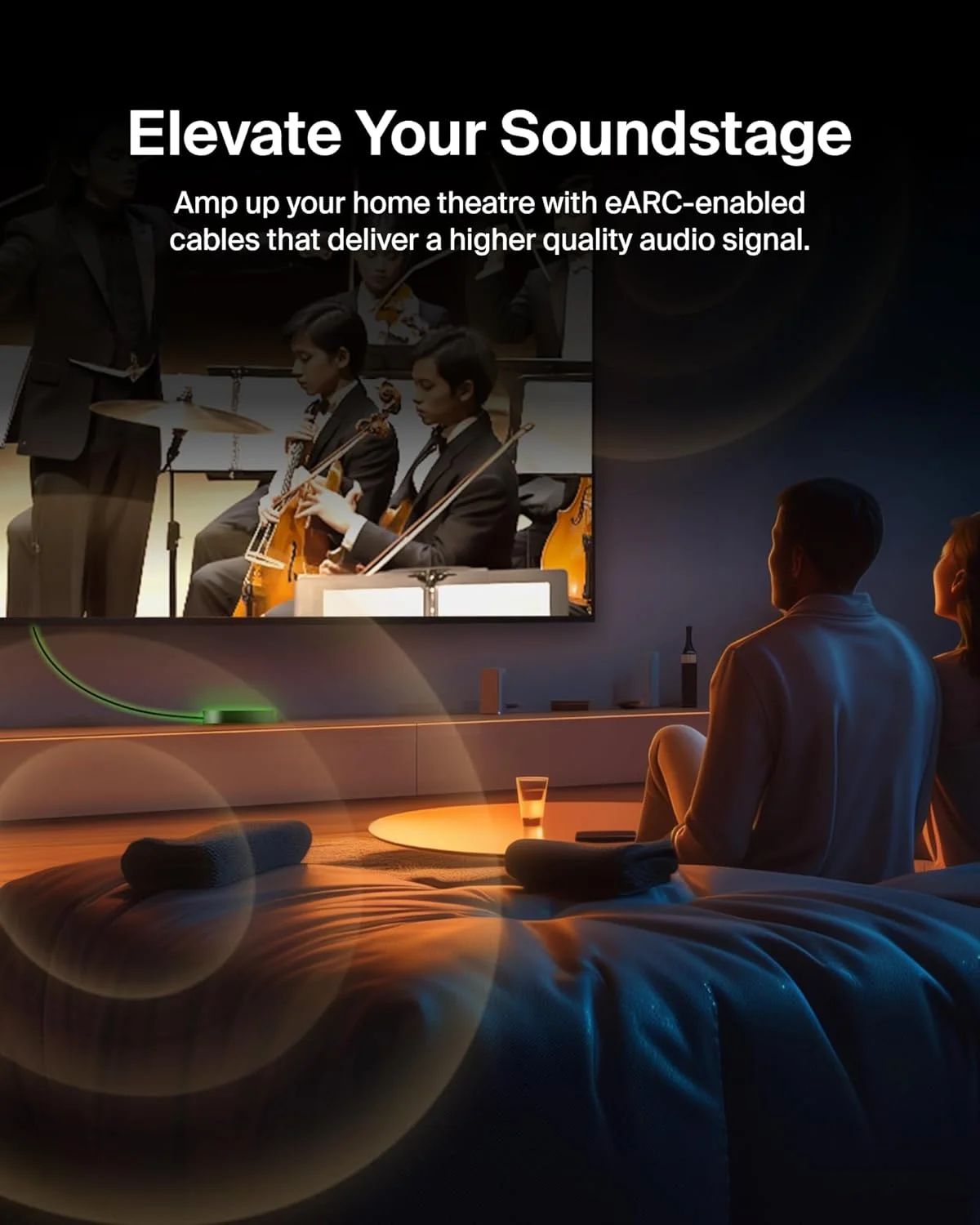 کابل HDMI 2.1 بلکین Ultra HD، طول 2 متر، کابل HDMI فوق العاده پرسرعت 4K، سیم HDMI 2.1 با سرعت 48 گیگابیت بر ثانیه، Dolby Vision HDR و 8K با نرخ 60 هرتز، پخش 10K - سازگار با Playstation، PS4، PS5، Xbox Series X و غیره