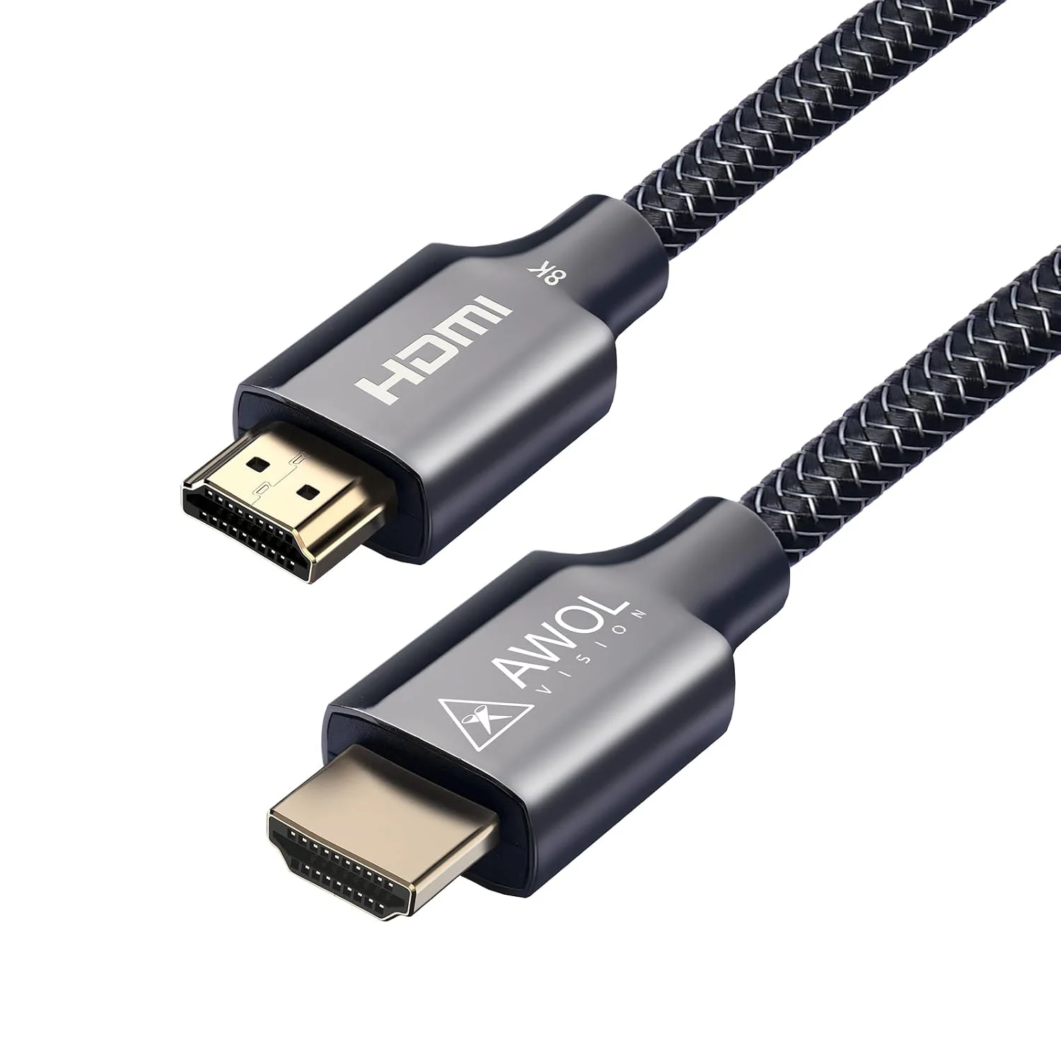 کابل HDMI 2.1 اِی‌دبلیو‌اُل ویژن، طول 2 متر، دارای گواهی 8K، سرعت فوق‌العاده بالای 48 گیگابیت بر ثانیه، پشتیبانی از 8K@60Hz، 4K@120Hz، 2K@144Hz، سازگار با PS5/Xbox/TV/PC/پروژکتور