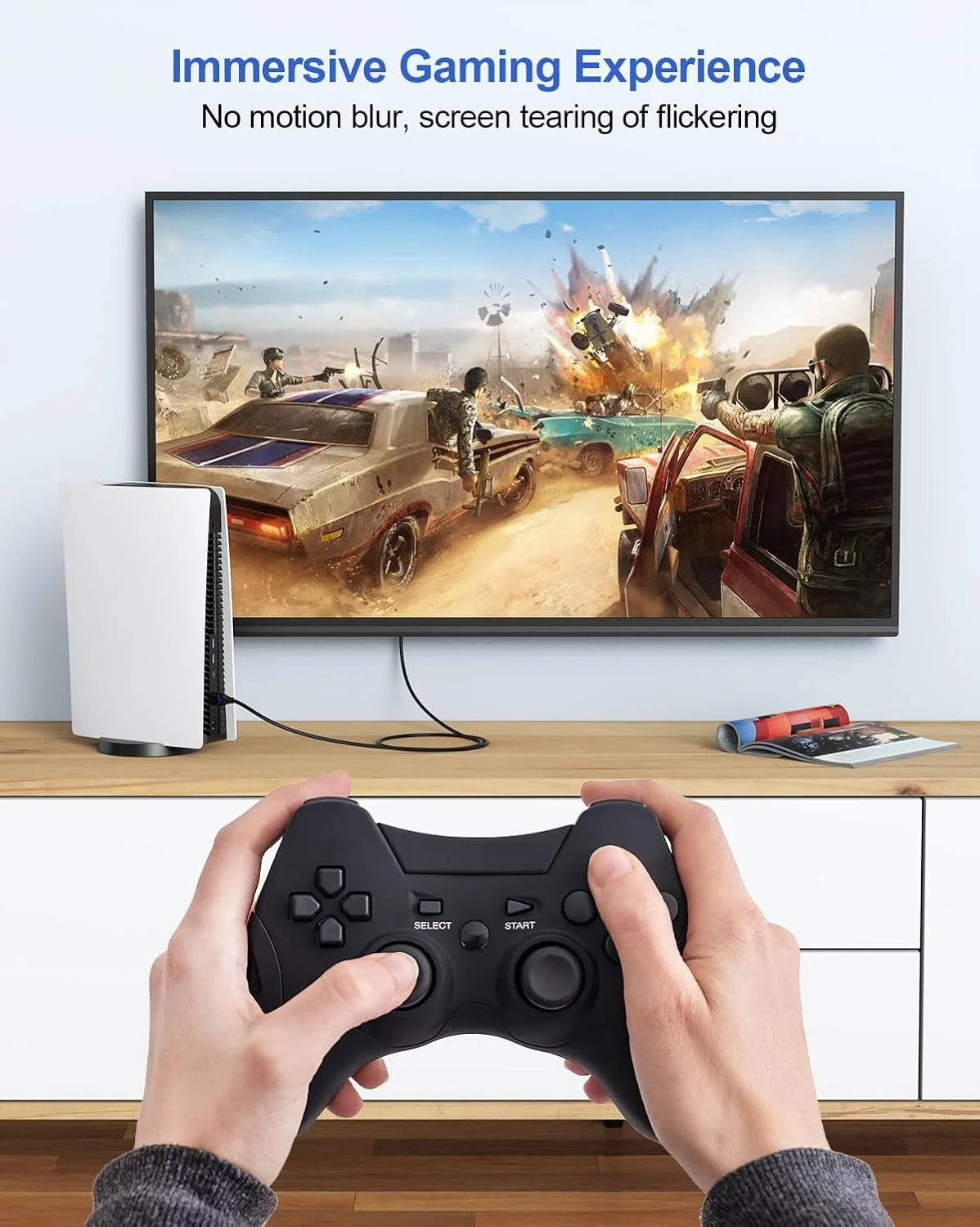 کابل HDMI 4K طول 1.2 متر، کابل HDMI 2.0 پرسرعت، کابل HDMI به HDMI با کیفیت Ultra HD 4K@60Hz، 2K@144Hz، 1080P@240Hz، HDR، 3D، HDCP2.2، ARC برای مانیتور، Roku TV، PS4/PS5، لپ تاپ، HDTV، Xbox، Switch