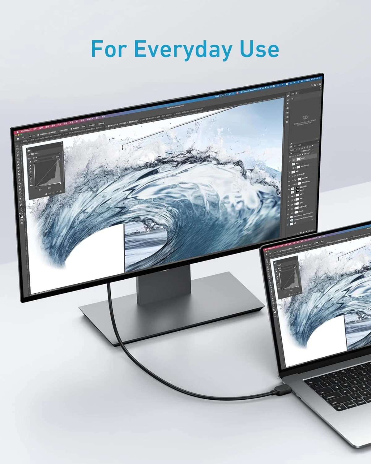 کابل HDMI انکر 8K@60Hz، کابل HDMI فوق العاده با کیفیت 4K@120Hz به طول 6 فوت و آداپتور USB C به HDMI انکر (4K@60Hz) کابل HDMI انکر 8K@60Hz، کابل HDMI فوق العاده با کیفیت 4K@120Hz به طول 6 فوت و آداپتور USB C به HDMI انکر (4K@60Hz)