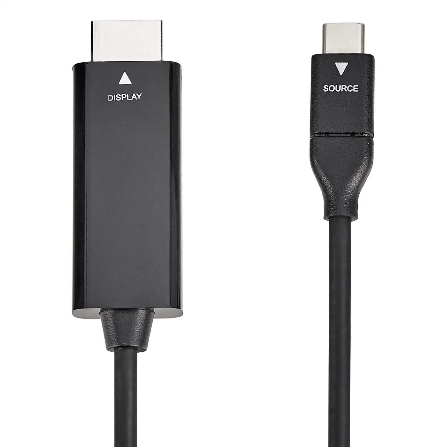 آداپتور کابل USB-C (منبع) به HDMI (نمایشگر) آمازون بیسیکس (سازگار با Thunderbolt 3) 4K@30Hz، طول 3 فوت، مشکی آداپتور کابل USB-C (منبع) به HDMI (نمایشگر) آمازون بیسیکس (سازگار با Thunderbolt 3) 4K@30Hz، طول 3 فوت، مشکی