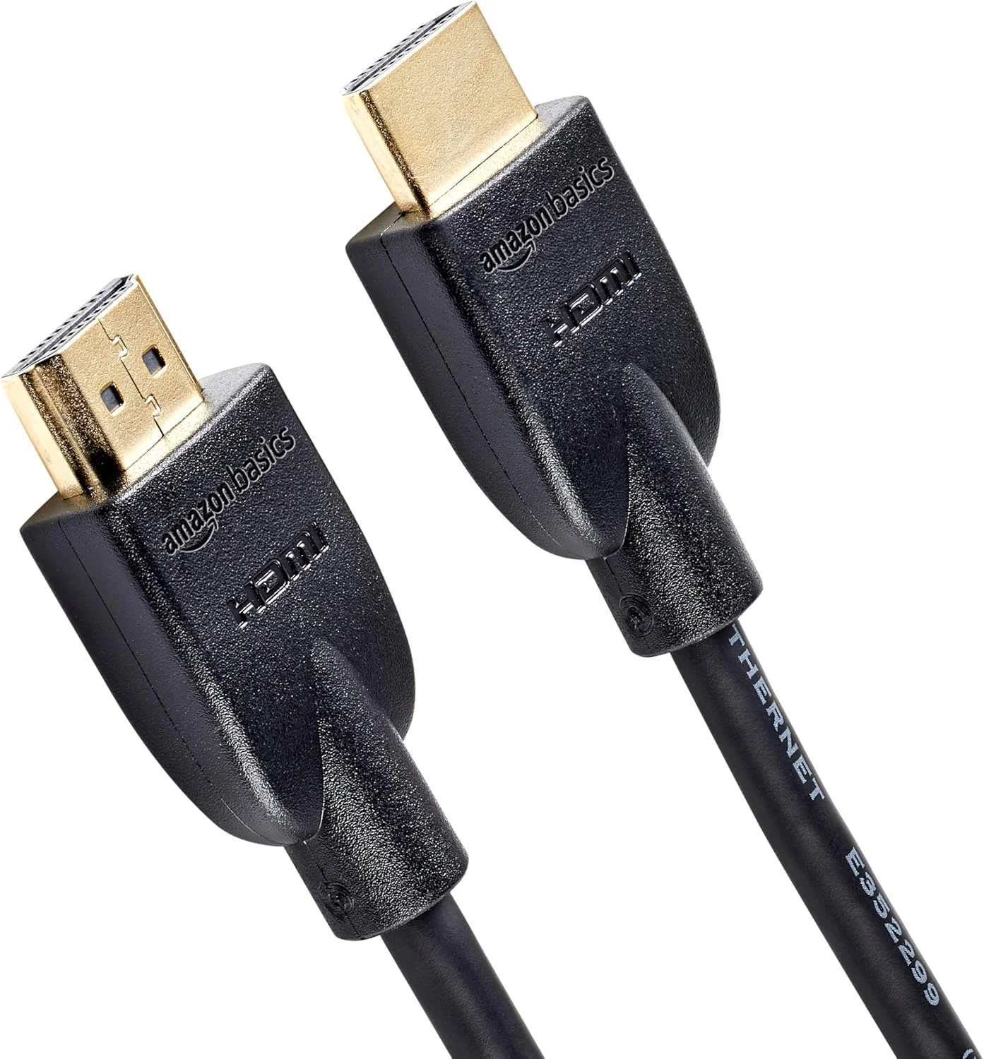 کابل HDMI 2.0 آمازون بیسیکس با سرعت بالا 4K Ultra HD، طول 1.8 متر، بسته 24 عددی، 18 گیگابیت بر ثانیه، 60 هرتز، 2160p، 48 بیت، نر به نر، آماده برای اترنت، 3D، مشکی