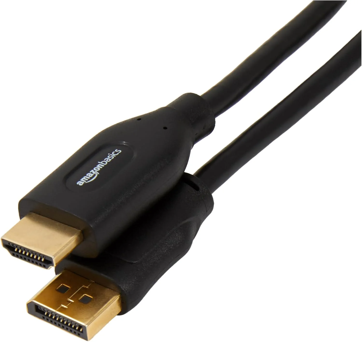 کابل DisplayPort به HDMI آمازون بیسیکس، یک طرفه، 4K@30Hz، 1920x1200، 1080p، طول 1.8 متر، مشکی