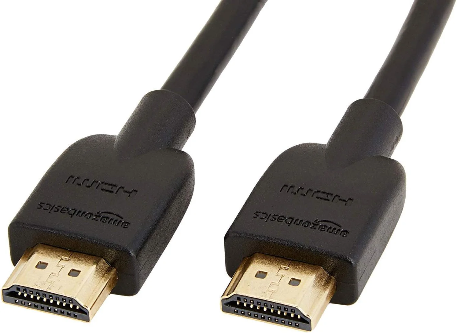 کابل HDMI پرسرعت آمازون بیسیکس 4K - کابل HDMI پرسرعت 3 متری (18 گیگابیت بر ثانیه، 4K/60 هرتز) - 1.8 متری، مشکی