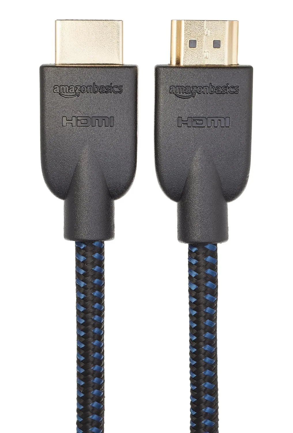 کابل HDMI آمازون بیسیکس 90 سانتیمتری، کابل HDMI 2.0 4K (18 گیگابیت بر ثانیه)، روکش نایلونی بافته شده، 4K@60Hz، 2160p، 48 بیت، سازگار با تلویزیون/PS5/Xbox/Roku، مشکی و آبی کابل HDMI آمازون بیسیکس 90 سانتیمتری، کابل HDMI 2.0 4K (18 گیگابیت بر ثانیه)، روکش نایلونی بافته شده، 4K@60Hz، 2160p، 48 بیت، سازگار با تلویزیون/PS5/Xbox/Roku، مشکی و آبی