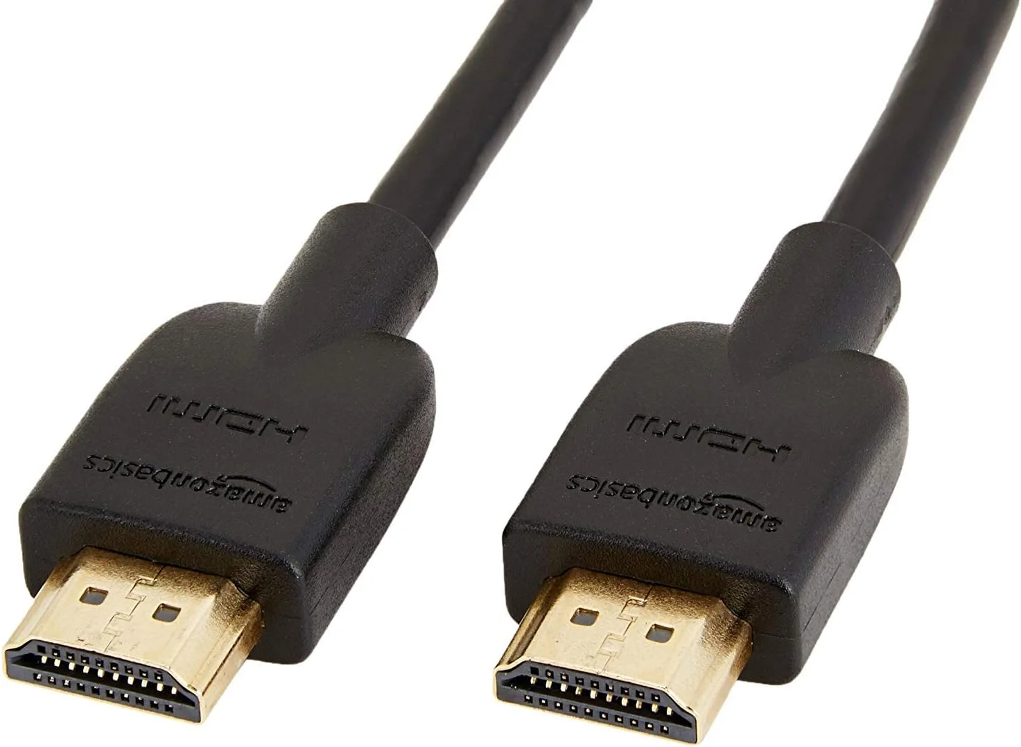 کابل HDMI پرسرعت آمازون بیسیکس 4K - کابل HDMI پرسرعت 3 متری (18 گیگابیت بر ثانیه، 4K/60 هرتز) - 1.8 متری، مشکی