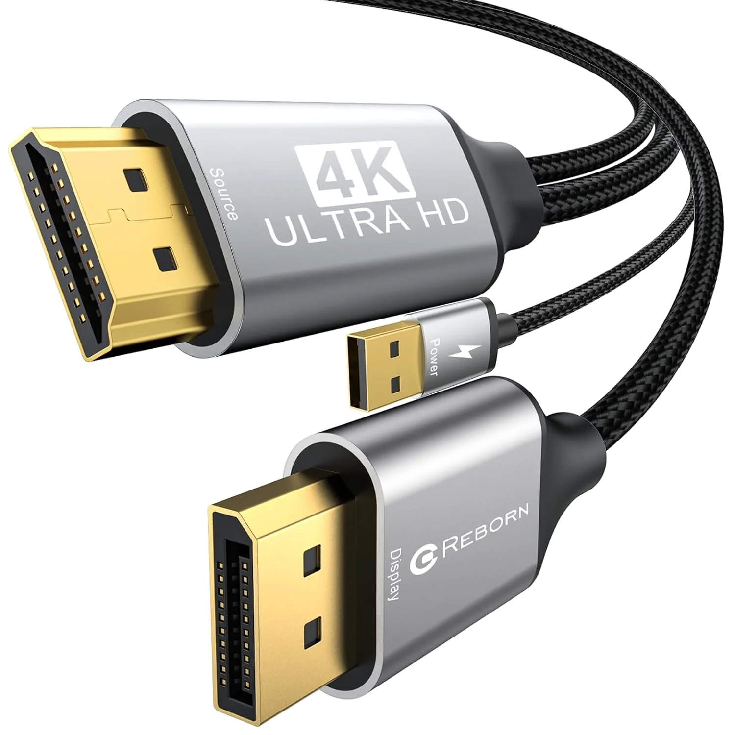 کابل تبدیل HDMI به DisplayPort اکتیو (4K 60Hz,1080p@120Hz) 1.8 متری یک طرفه، سازگار با PC، لپ تاپ، AMD، NVIDIA، PS5، Xbox کابل تبدیل HDMI به DisplayPort اکتیو (4K 60Hz,1080p@120Hz) 1.8 متری یک طرفه، سازگار با PC، لپ تاپ، AMD، NVIDIA، PS5، Xbox