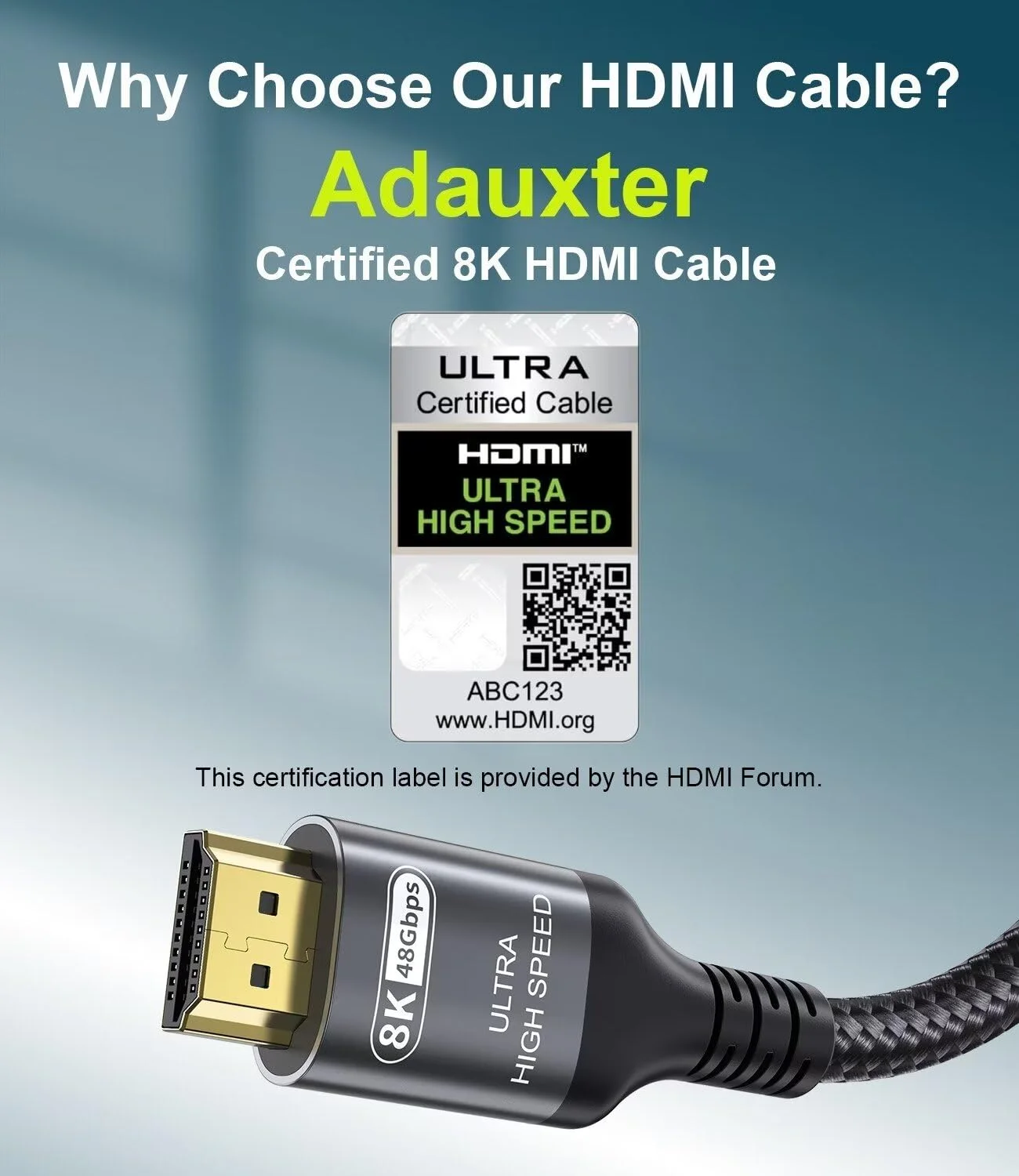 کابل HDMI 2.1 با سرعت فوق العاده بالا 48 گیگابیت بر ثانیه، 10 فوت، اترنت CEC، رزولوشن 4K با نرخ 240 هرتز، 165 هرتز، 144 هرتز، 120 هرتز، رزولوشن 8K با نرخ 60 هرتز، eARC، نتفلیکس HDCP2.3 HDR10+ مناسب برای کامپیوتر، لپ تاپ، RTX5090، تلویزیون، مانیتور، پروژکتور، ایکس باکس، PS5 کابل HDMI 2.1 با سرعت فوق العاده بالا 48 گیگابیت بر ثانیه، 10 فوت، اترنت CEC، رزولوشن 4K با نرخ 240 هرتز، 165 هرتز، 144 هرتز، 120 هرتز، رزولوشن 8K با نرخ 60 هرتز، eARC، نتفلیکس HDCP2.3 HDR10+ مناسب برای کامپیوتر، لپ تاپ، RTX5090، تلویزیون، مانیتور، پروژکتور، ایکس باکس، PS5