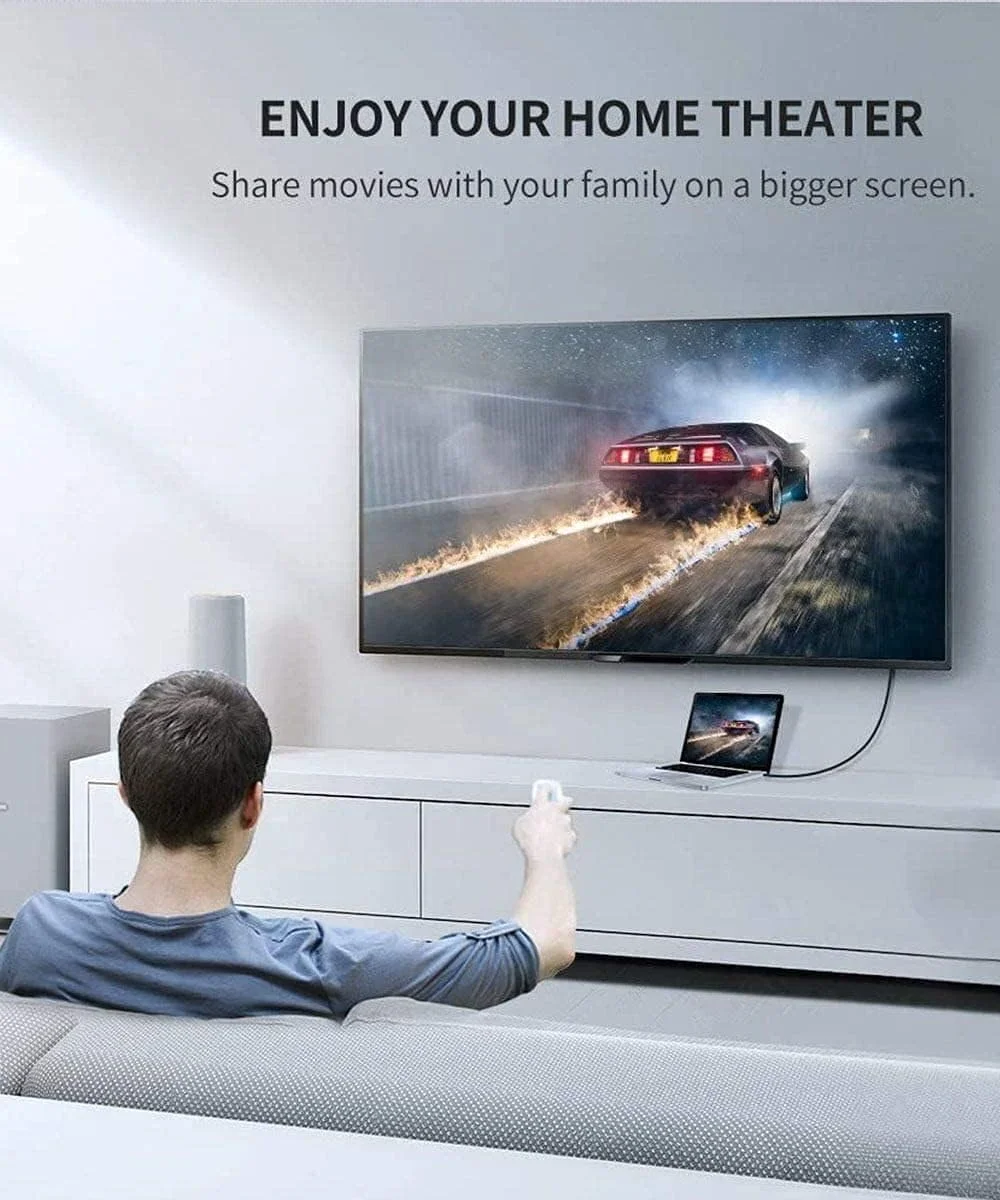 کابل تبدیل USB به HDMI با طول 2 متر، کابل USB به HDMI نر به نر با کیفیت Full 1080P HD، کابل مبدل صدا و تصویر برای اتصال کامپیوتر/لپ تاپ به مانیتور/تلویزیون/پروژکتور. سازگار با سیستم عامل ویندوز کابل تبدیل USB به HDMI با طول 2 متر، کابل USB به HDMI نر به نر با کیفیت Full 1080P HD، کابل مبدل صدا و تصویر برای اتصال کامپیوتر/لپ تاپ به مانیتور/تلویزیون/پروژکتور. سازگار با سیستم عامل ویندوز