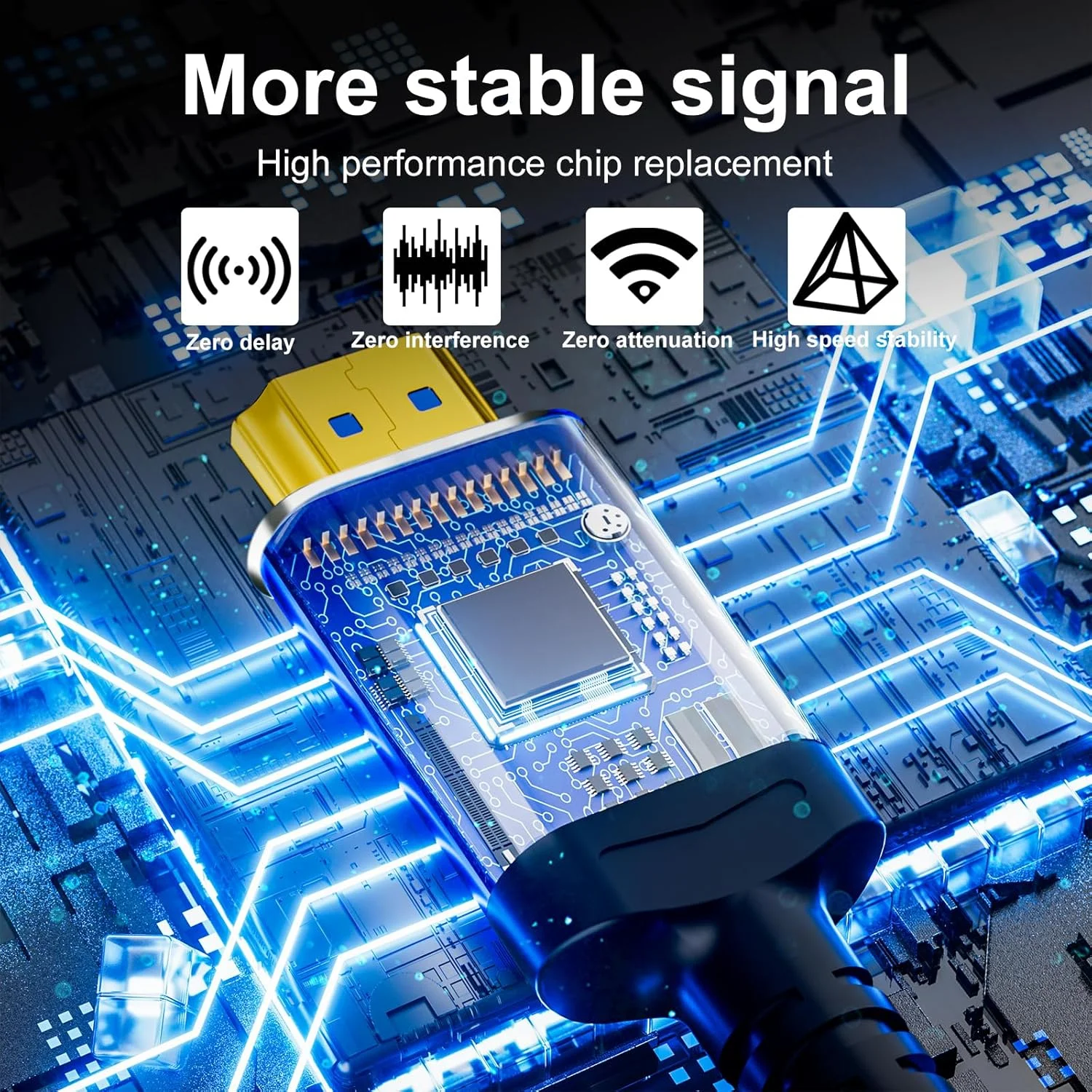 کابل فیبر نوری HDMI ۱۰۰ فوت، ۱۸ گیگابیت بر ثانیه، پشتیبانی از سرعت فوق العاده بالای 4K، 4K@60Hz(4:4:4 RGB) HDR10,HDCP2.2,eARC,3D,CEC یک طرفه فعال 2.0، محافظت در برابر تداخل، باریک و انعطاف پذیر