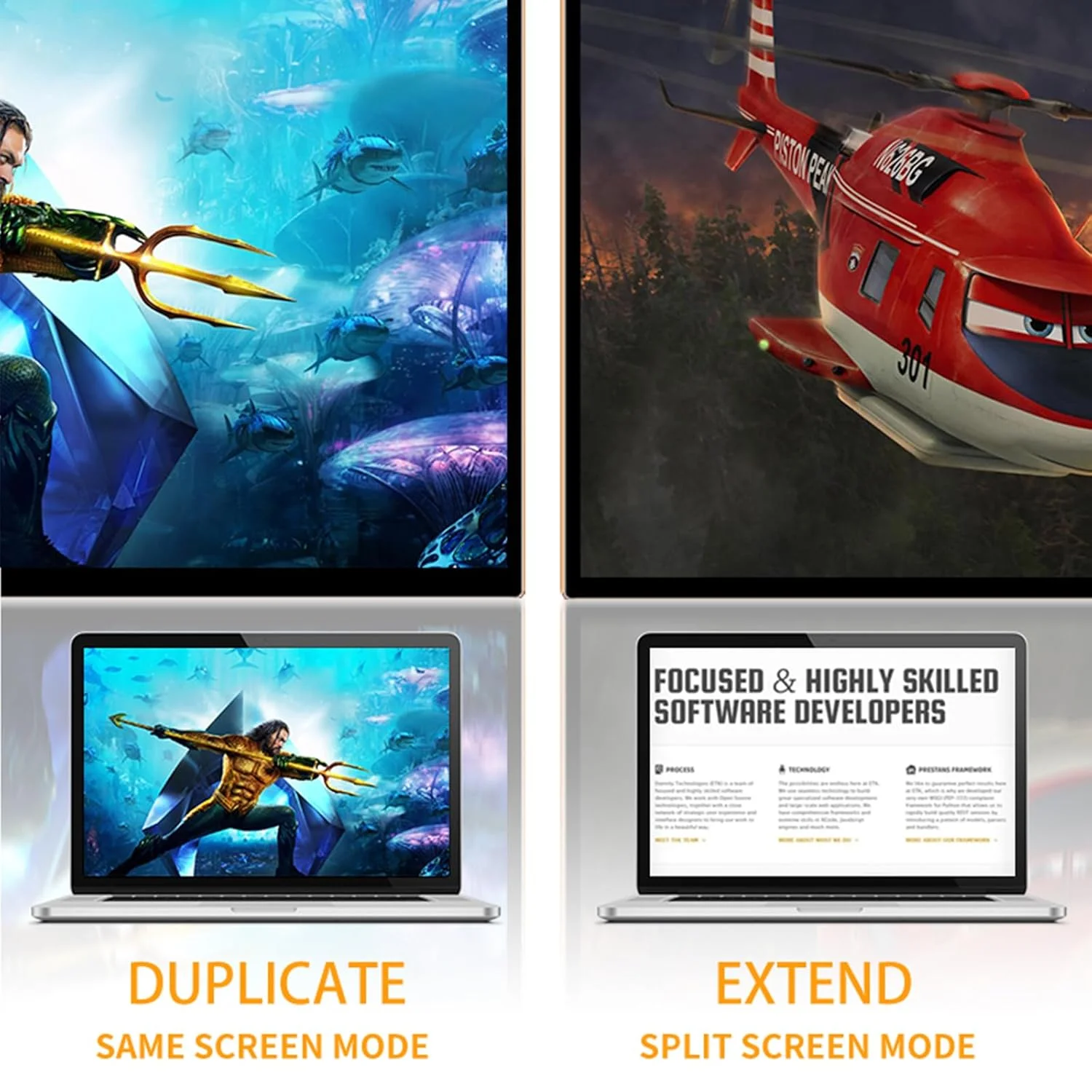 کابل USB-C به HDMI 4K 60HZ با روکش بافته شده سفید، سازگار با iPhone 17 16 15 iPad Air Pro Chromebook Pixelbook HP Spectre Galaxy Book 3 S23 Surface Laptop 5 ThinkPad T14 Lenovo