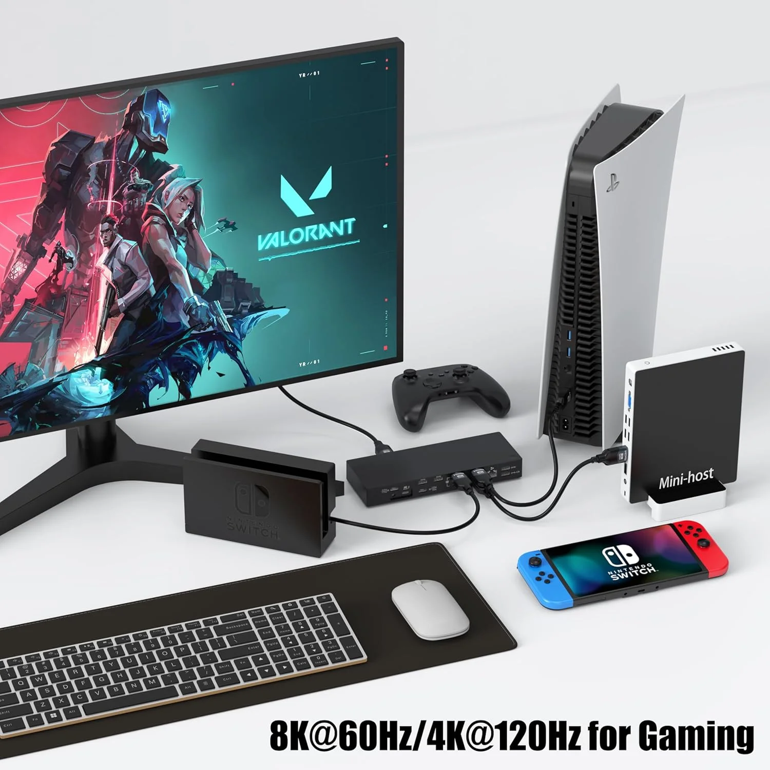 کابل HDMI 2.1 8K به طول 15 سانتی متر (6 اینچ) - بسته 2 عددی، کابل بافته شده HDMI با سرعت فوق العاده بالا 48 گیگابیت بر ثانیه، پشتیبانی از HDR10+، eARC، SBTM، QMS، CEC، HDCP 2.3 برای تلویزیون، مانیتور، کامپیوتر، لپ تاپ، سوئیچ HDMI، اسپلیتر HDMI، KVM، پروژکتور