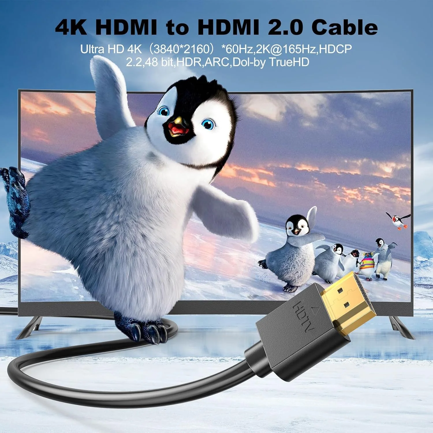کابل HDMI شش فوتی بسته 10 عددی، کابل HDMI به HDMI شش فوتی چندتایی، کابل HDMI 2.0 محافظت شده شش فوتی با رزولوشن 4K@60Hz، 2k@165/144Hz، HDCP 2.2، HDR، ARC و CL3 | برای لپ تاپ، مانیتور، تلویزیون PS5، PS4، ایکس باکس، ساندبار