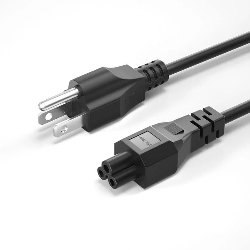 کابل برق 3 شاخه 1.2 متری جایگزین برای پرینترهای اپسون WF 7840, WF 4740, WF 4830, WF 2850, WF-3720, WF-7720, WF-2830, ET 4750, ET-15000 (NEMA 5-15P به IEC320C5)، 1 عدد