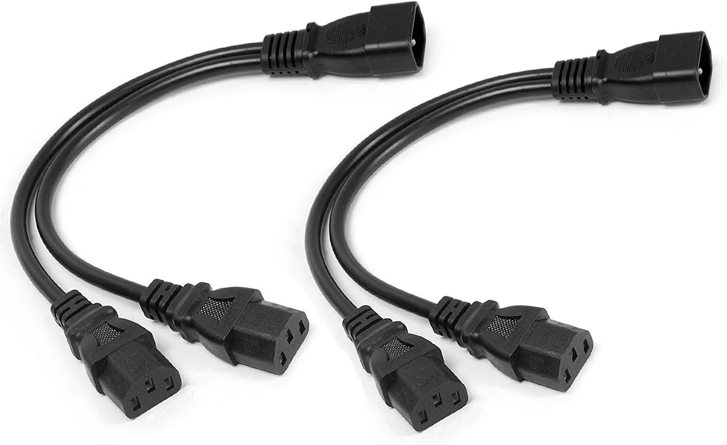 کابل تبدیل برق Y دوشاخه UPS سرور C14 به 2 عدد C13، بسته 2 عددی