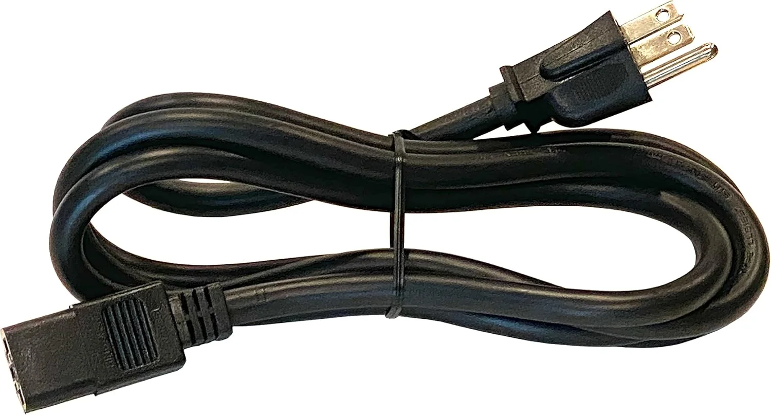 سیم برق سه شاخه ضخیم 14 AWG به طول 1.8 متر برای آمپلی فایر گیتار، آمپلی فایر موسیقی، کامپیوتر و غیره