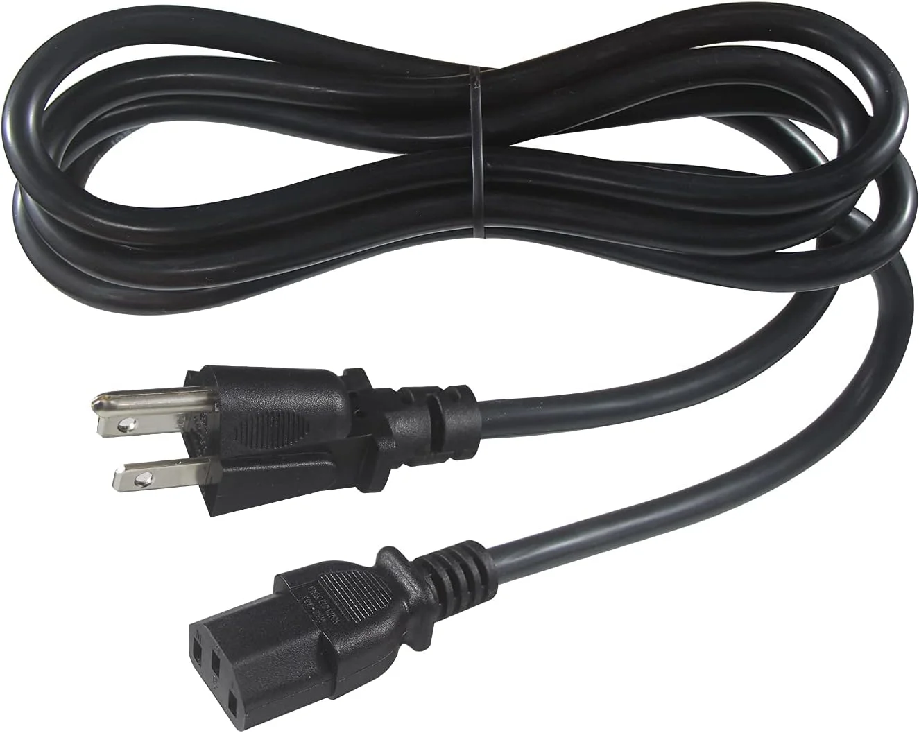 کابل برق کامپیوتر KUNCAN به طول 3 فوت - کابل منبع تغذیه جهانی کامپیوتر، NEMA 5-15P استاندارد به IEC C13 (مشکی - 16AWG، 3 فوت) کابل برق کامپیوتر KUNCAN به طول 3 فوت - کابل منبع تغذیه جهانی کامپیوتر، NEMA 5-15P استاندارد به IEC C13 (مشکی - 16AWG، 3 فوت)