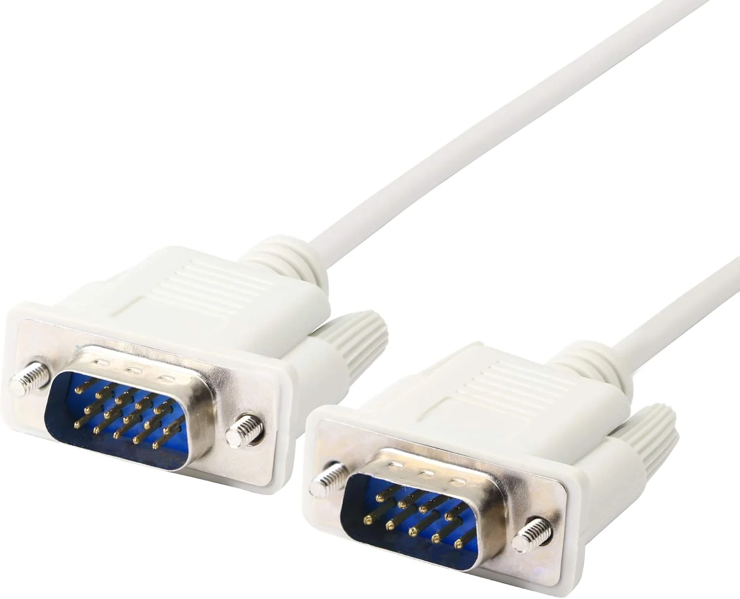 کابل تبدیل DB 9 پین نر به VGA 15 پین نر PNGKNYOCN به طول 1.37 متر، کابل تبدیل RS232 به VGA، مناسب برای کامپیوتر، پرینتر و اسکنر